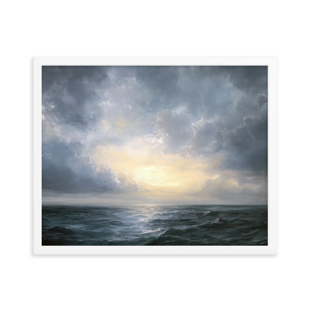 Untitled Seascape 1 Framed poster