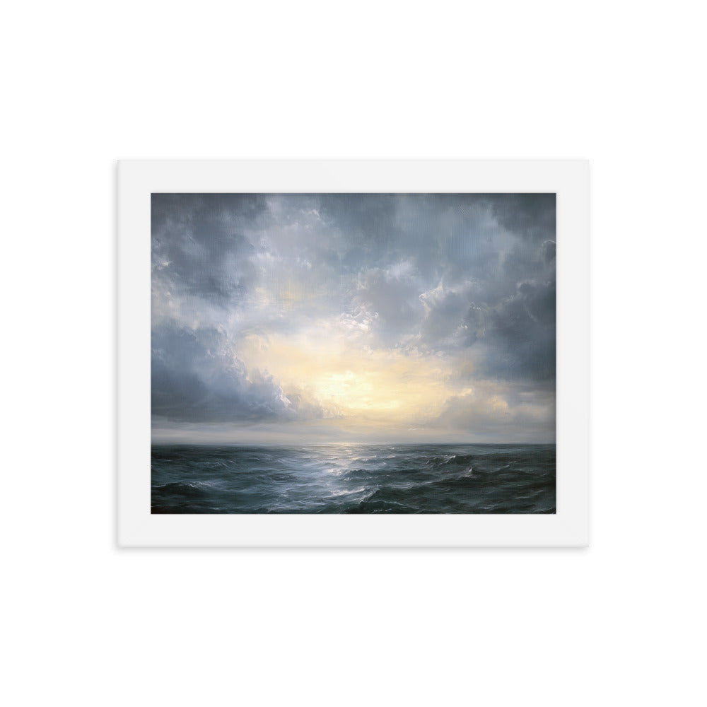 Untitled Seascape 1 Framed poster