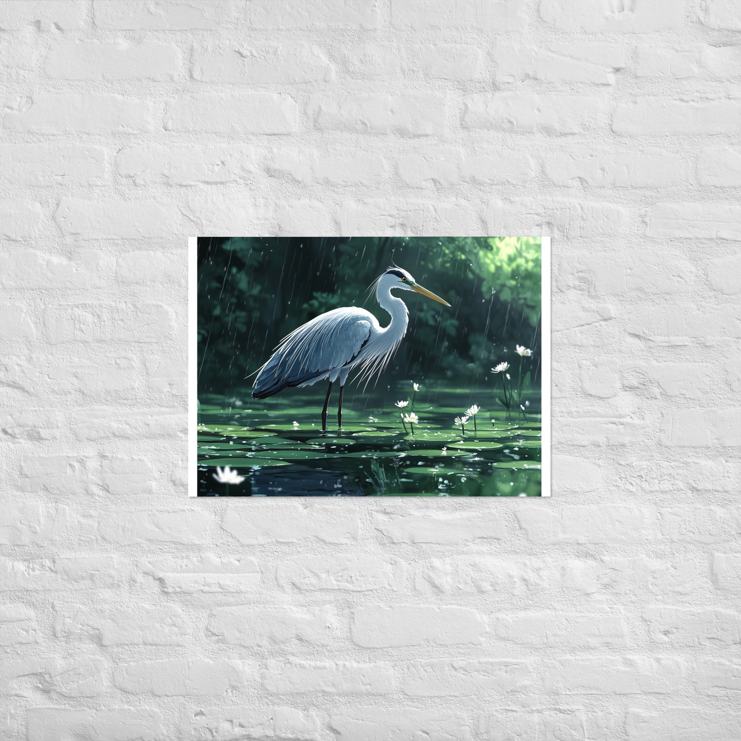 Heron Poster