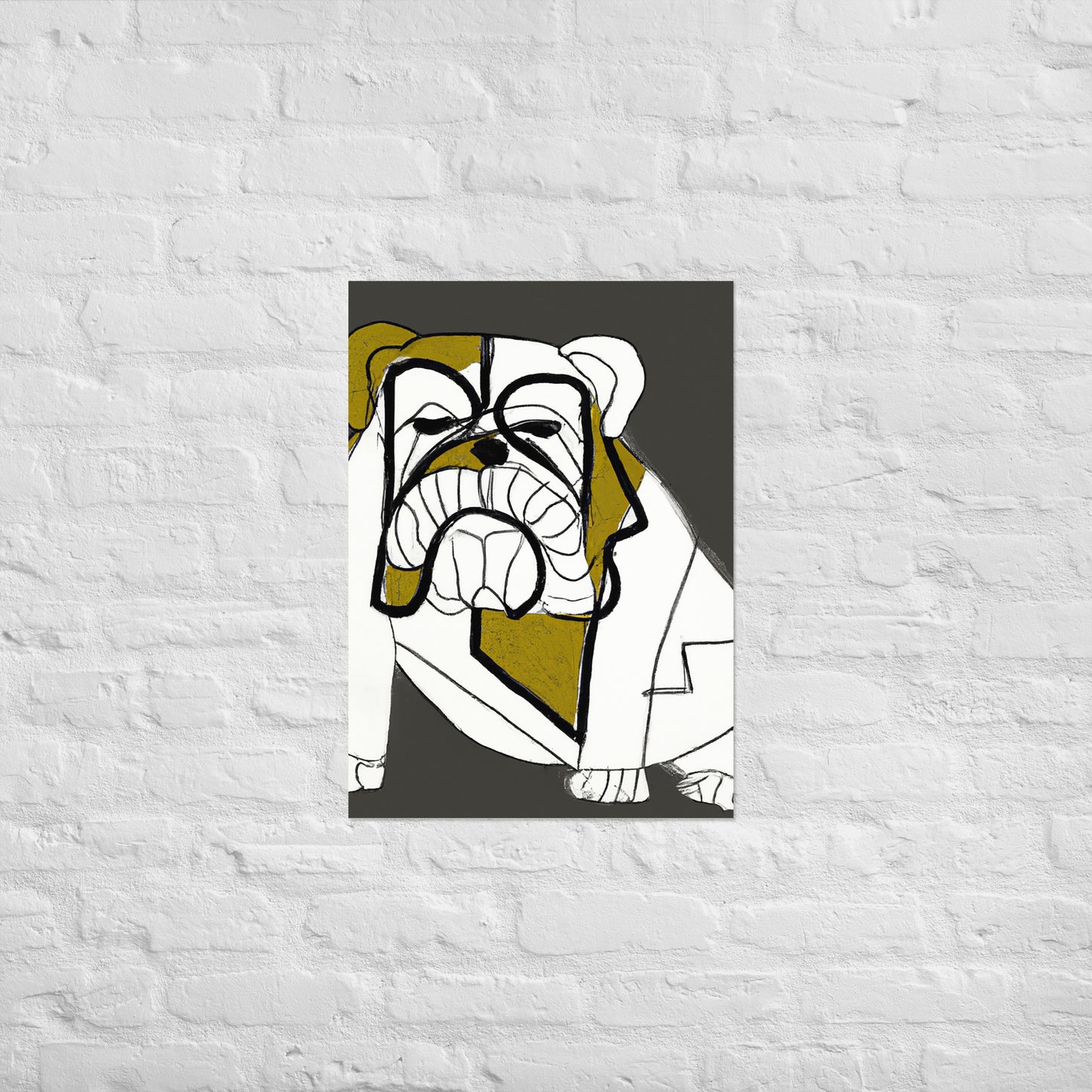 English Bulldog Poster