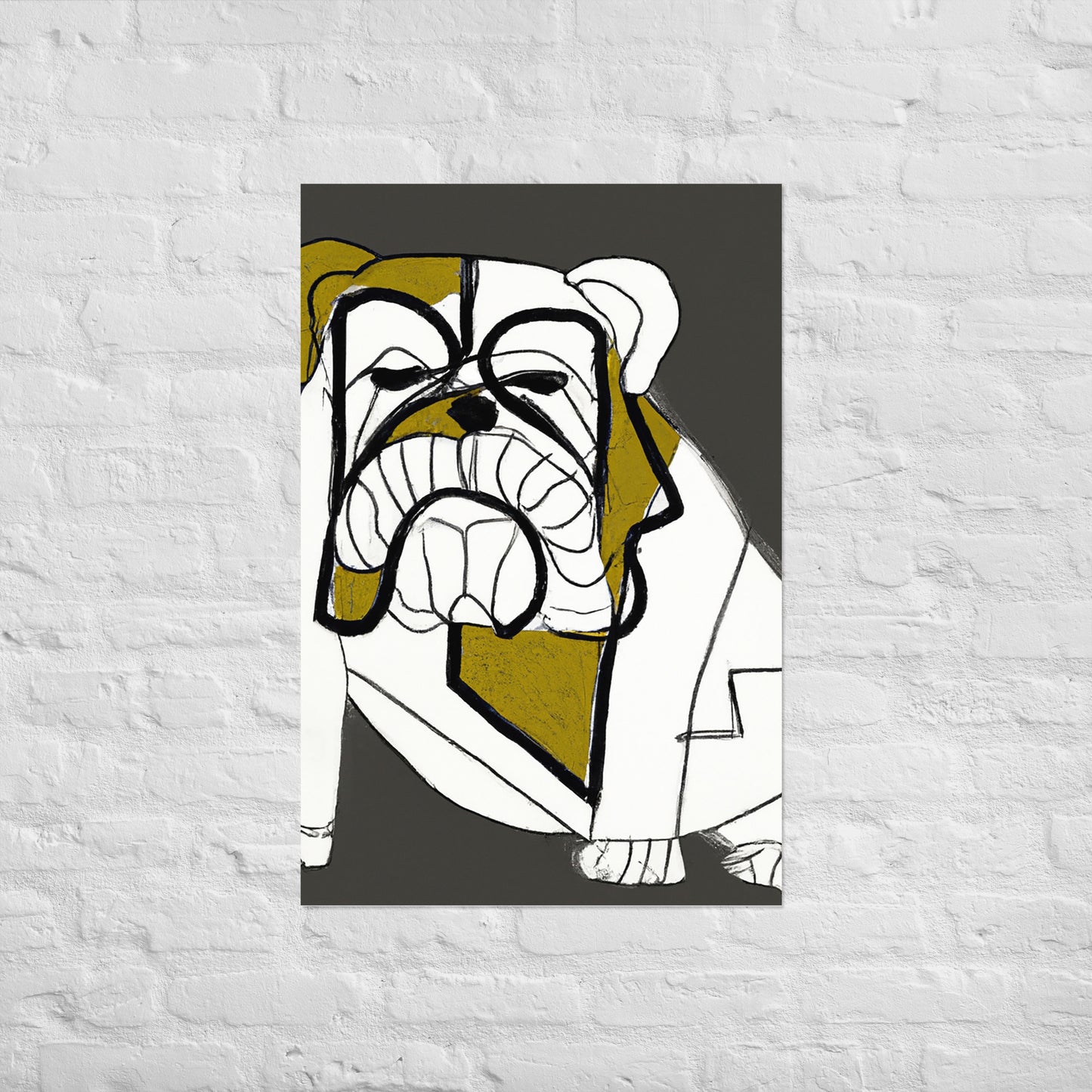 English Bulldog Poster