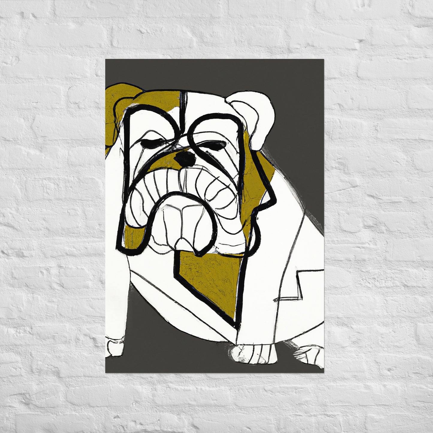 English Bulldog Poster