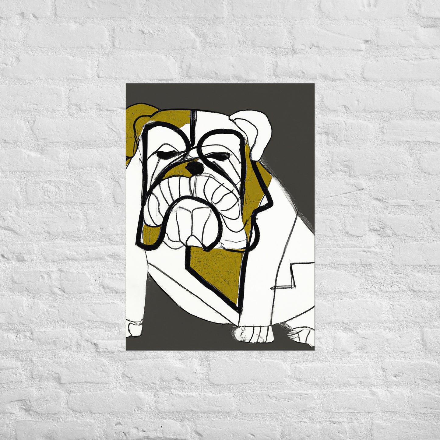 English Bulldog Poster