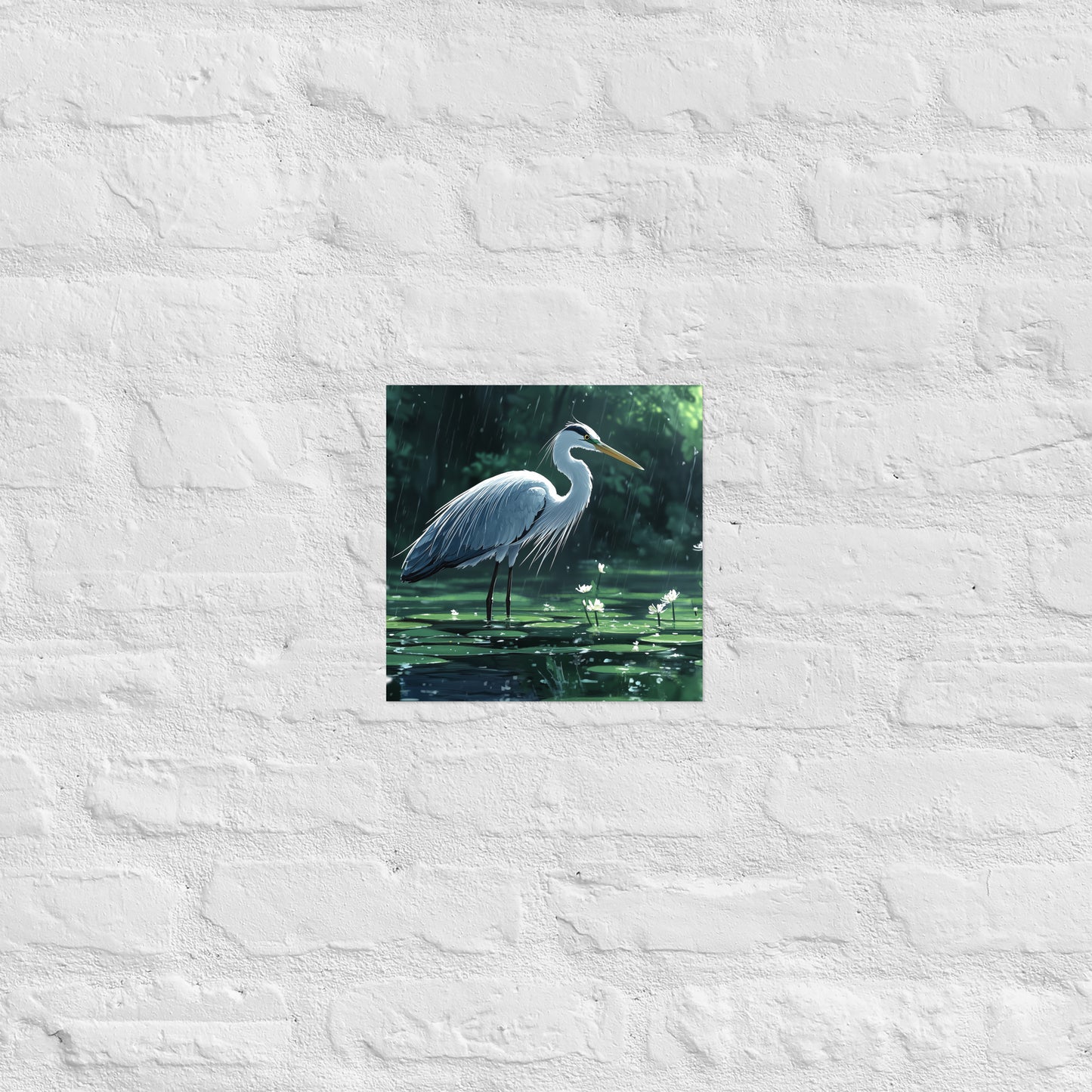 Heron Poster