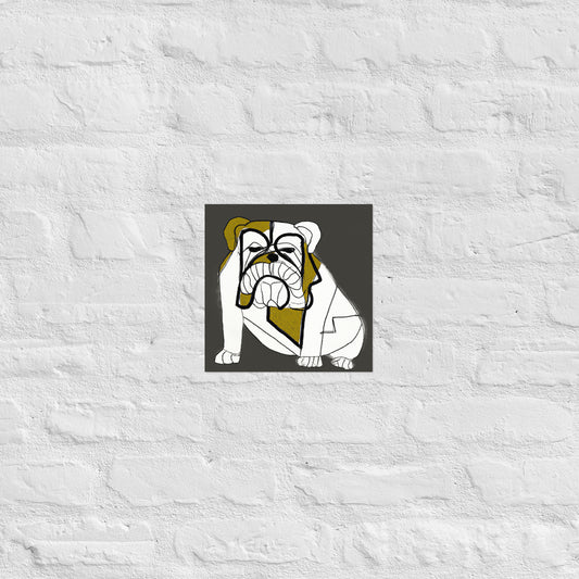 English Bulldog Poster