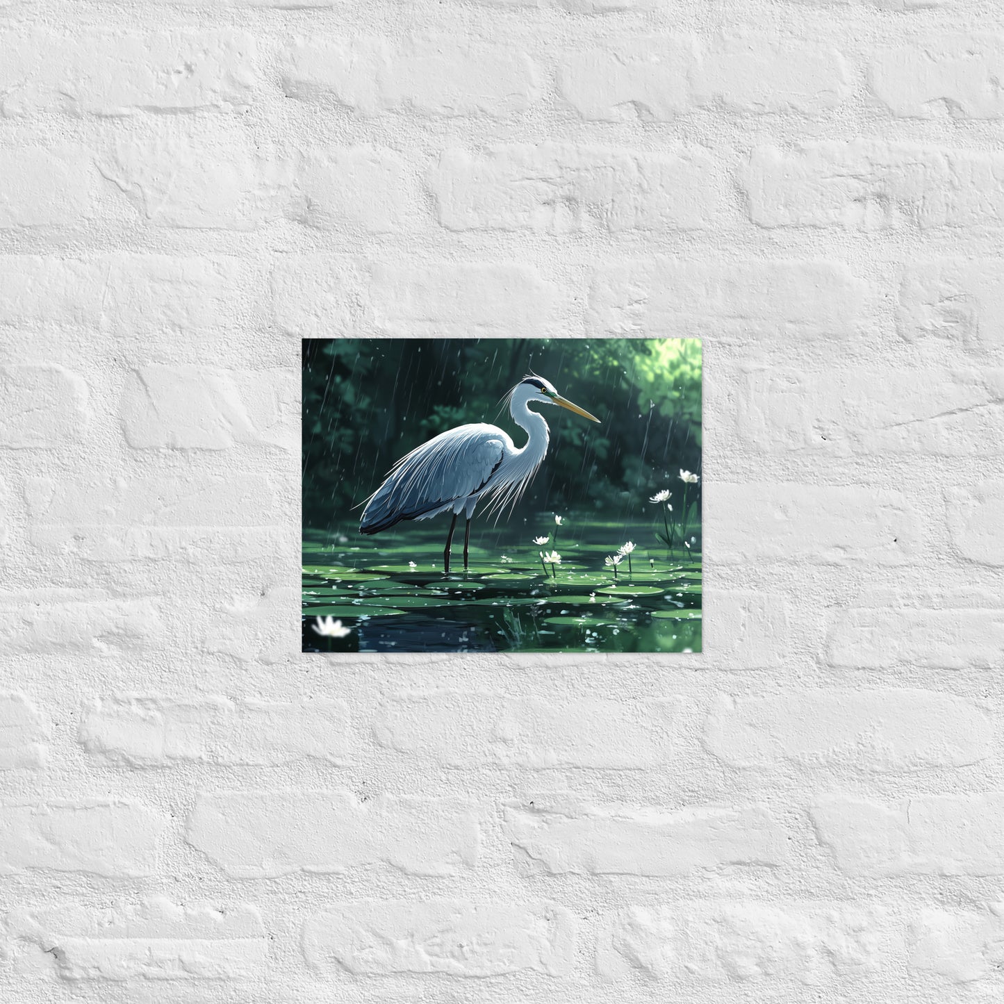 Heron Poster