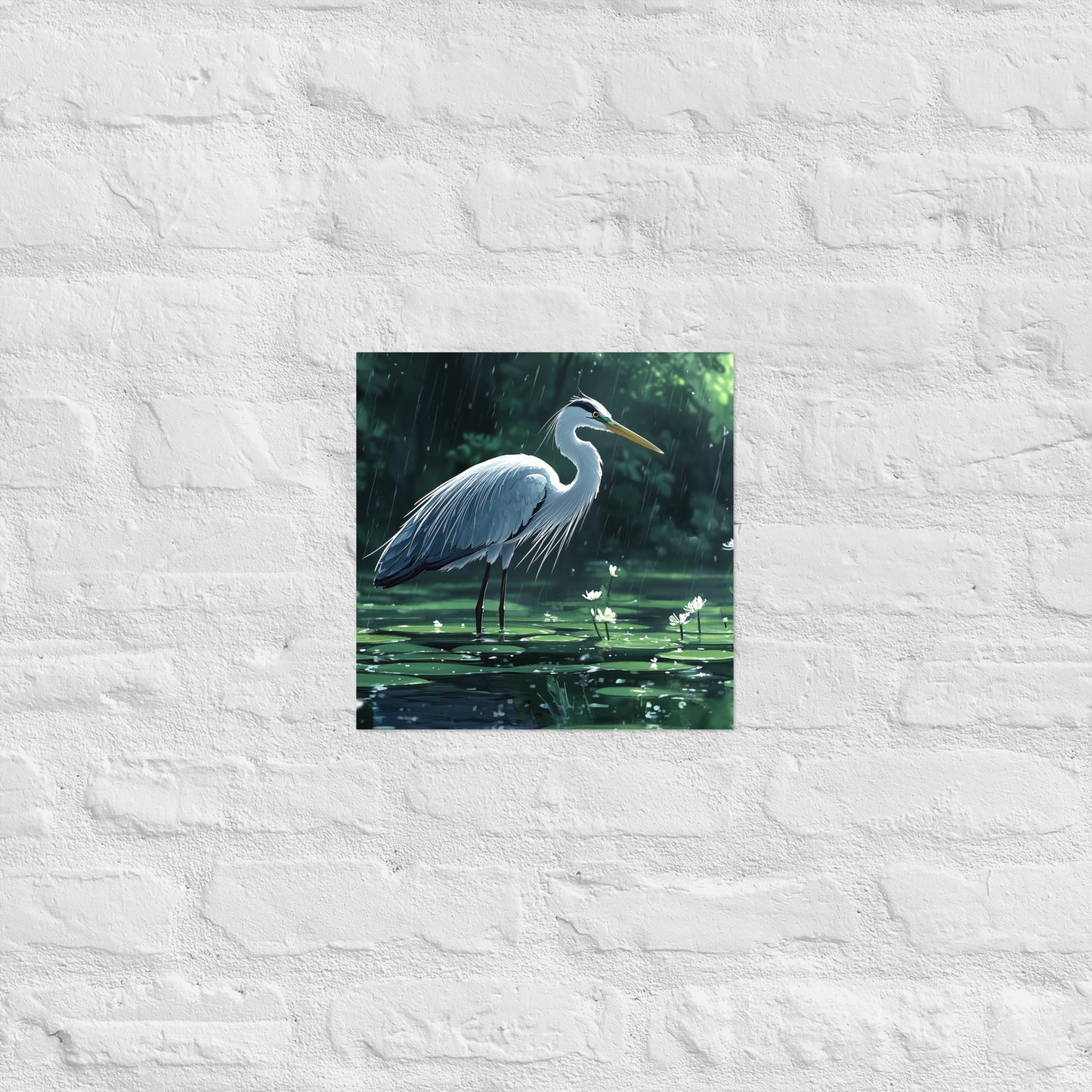 Heron Poster