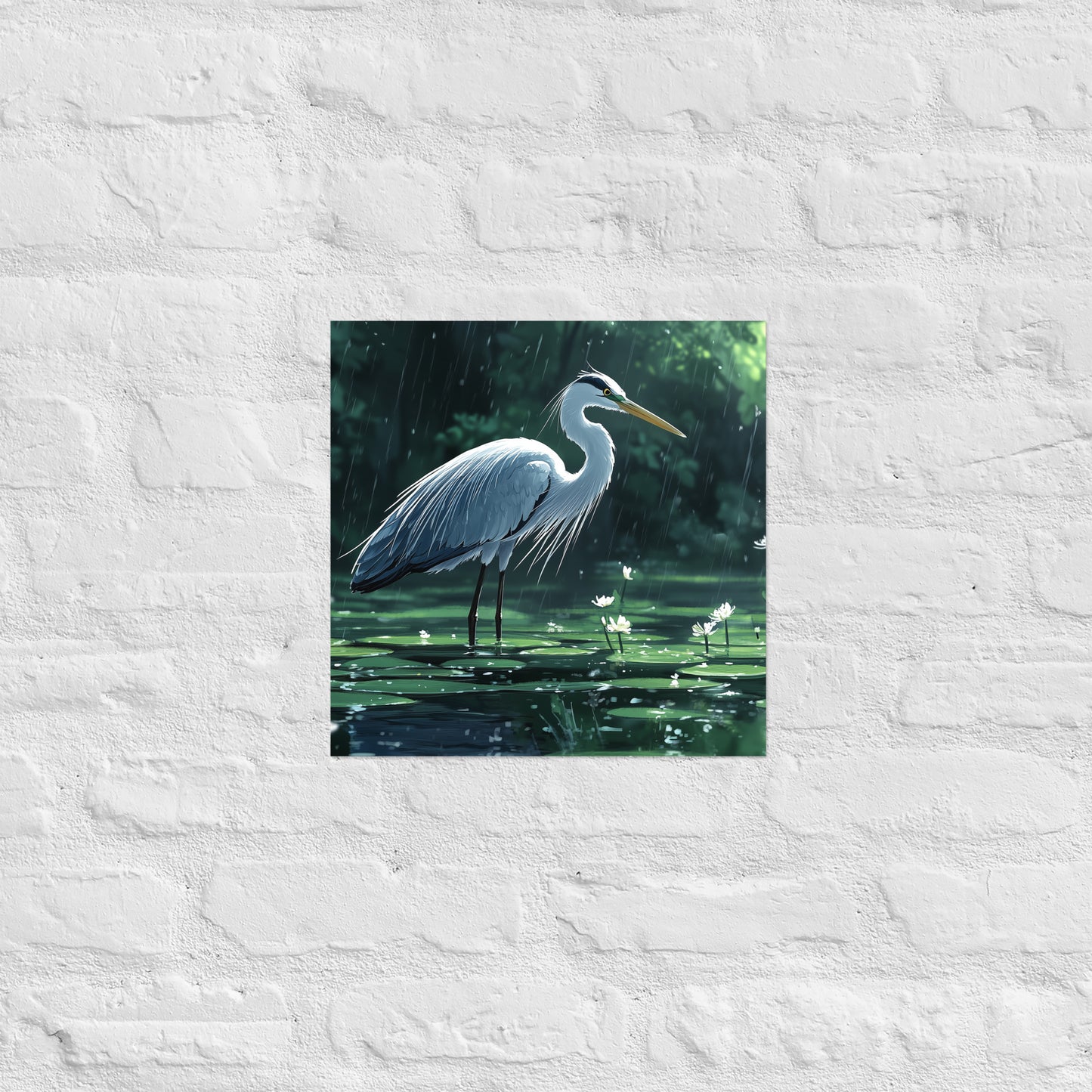 Heron Poster