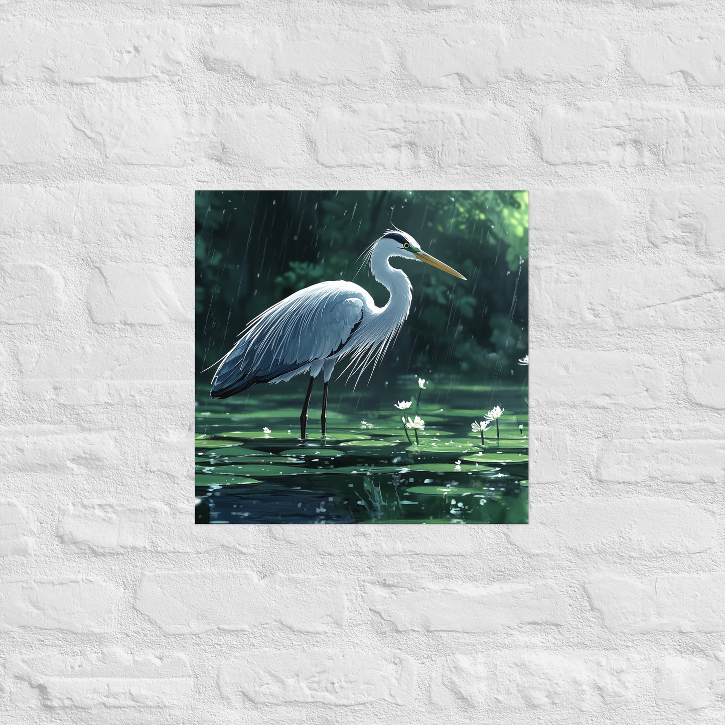 Heron Poster