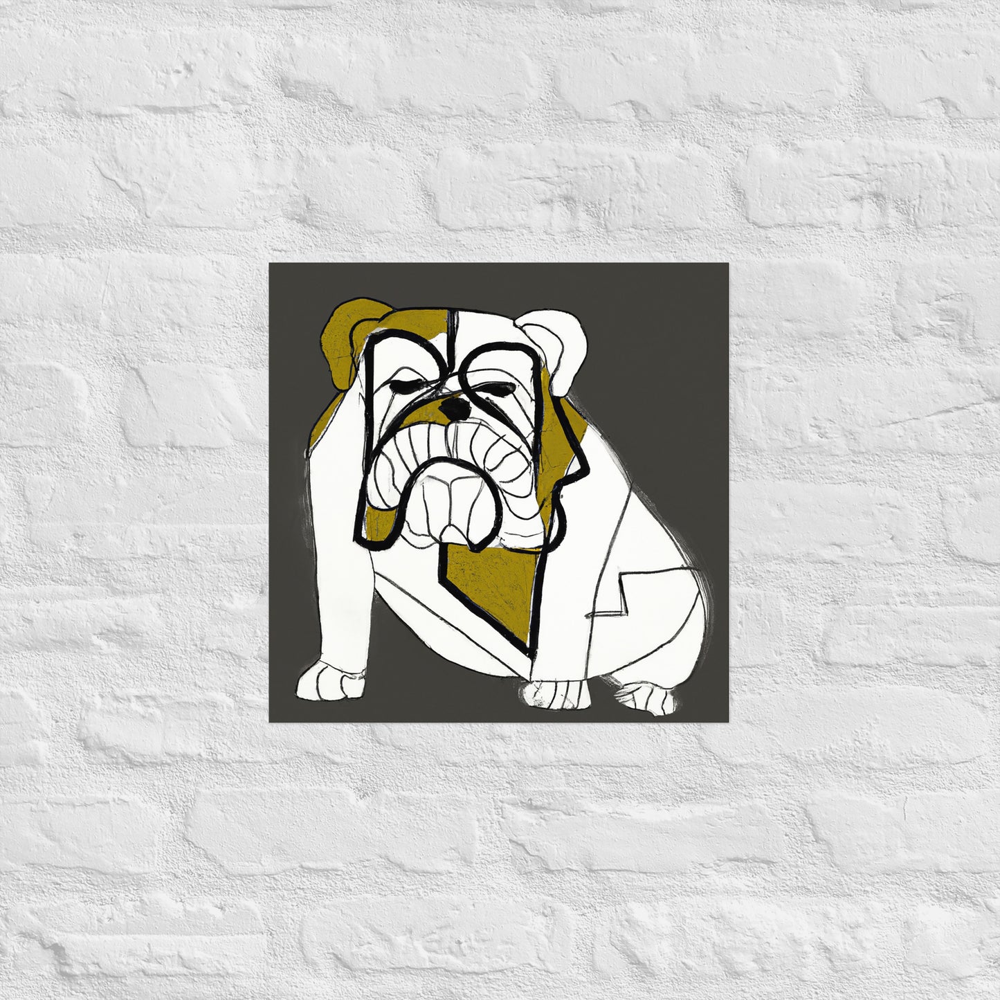 English Bulldog Poster