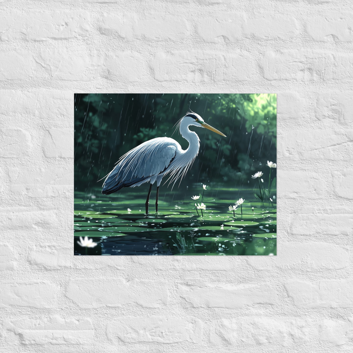 Heron Poster