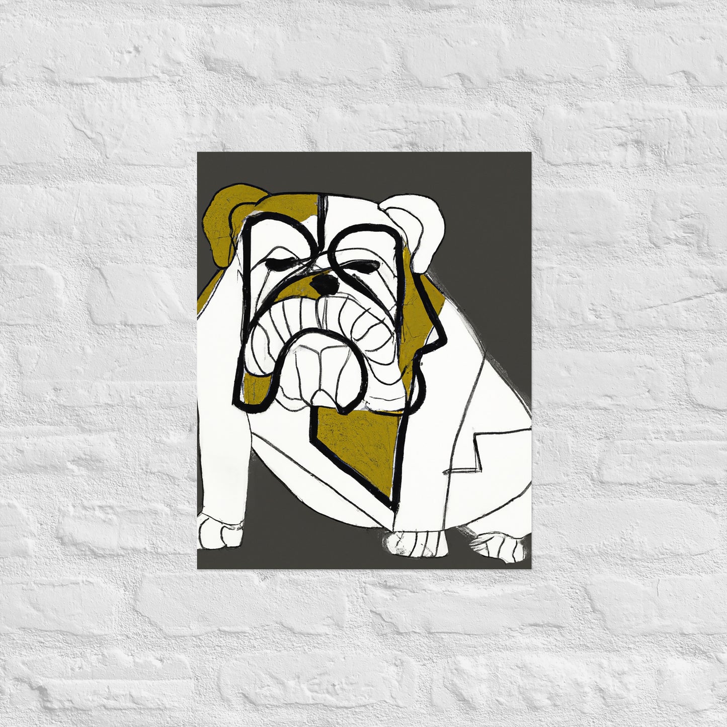 English Bulldog Poster