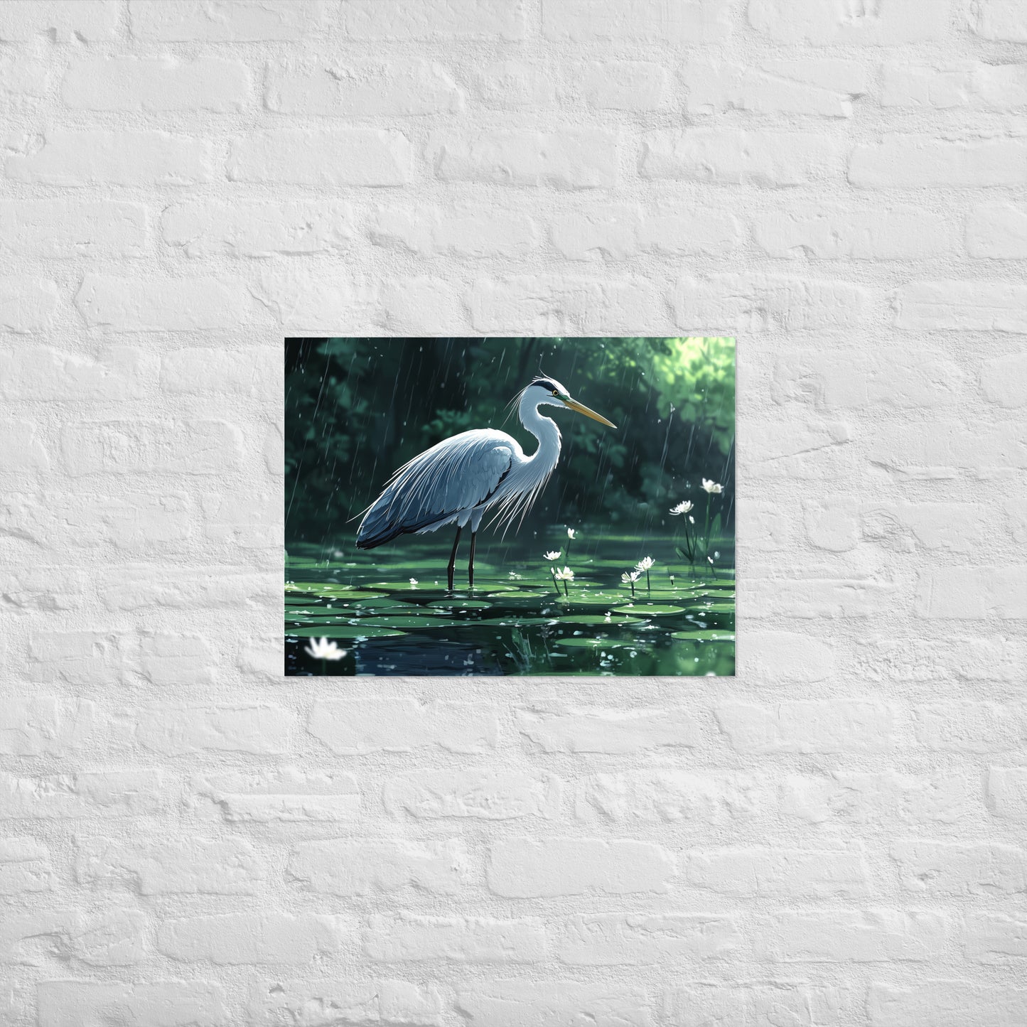 Heron Poster