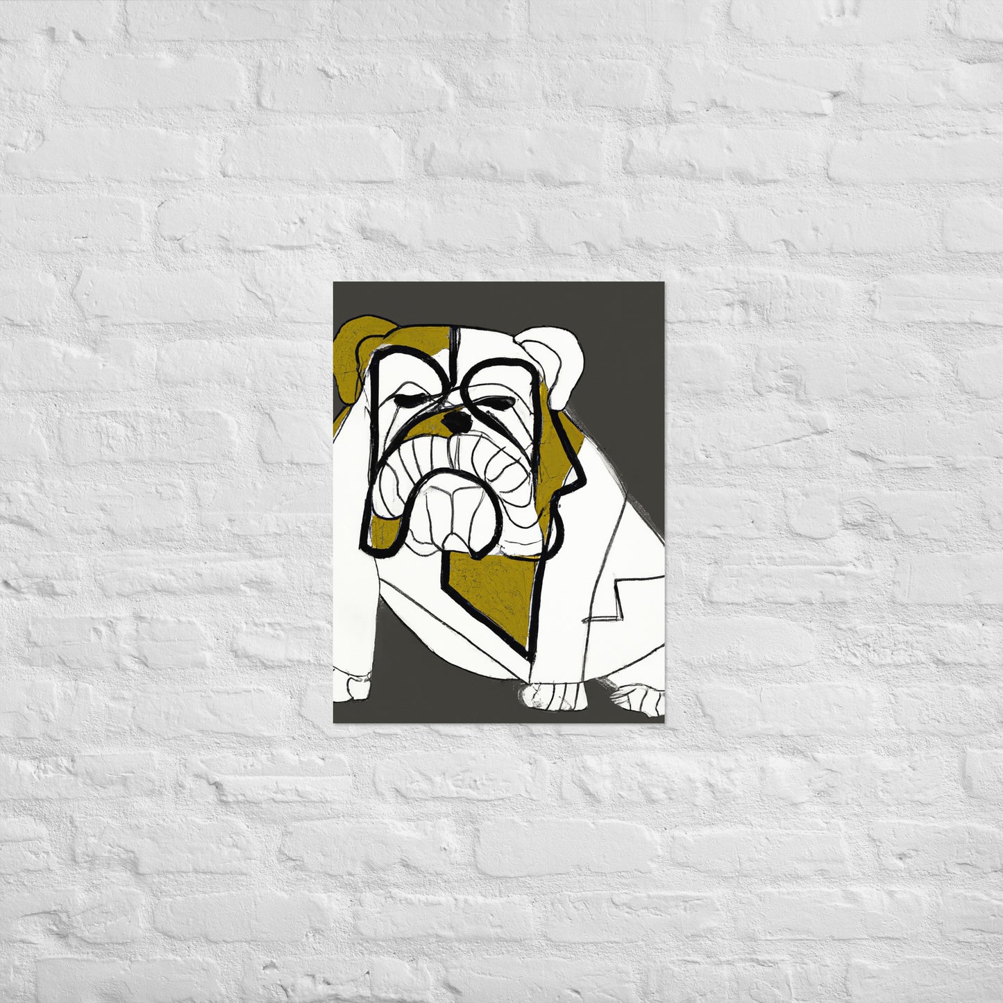 English Bulldog Poster