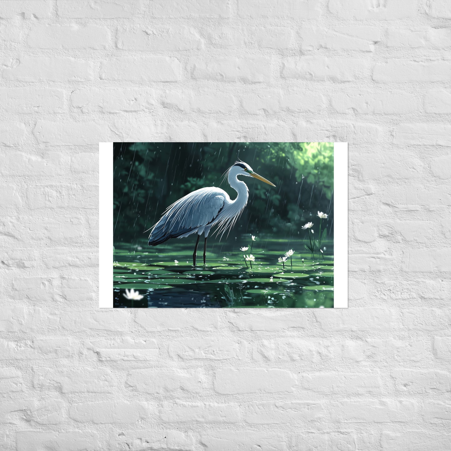 Heron Poster