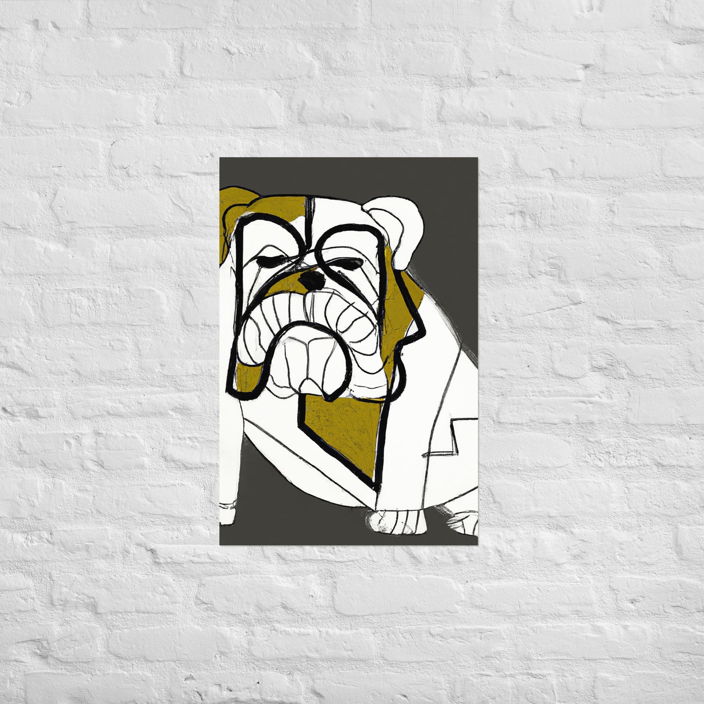 English Bulldog Poster