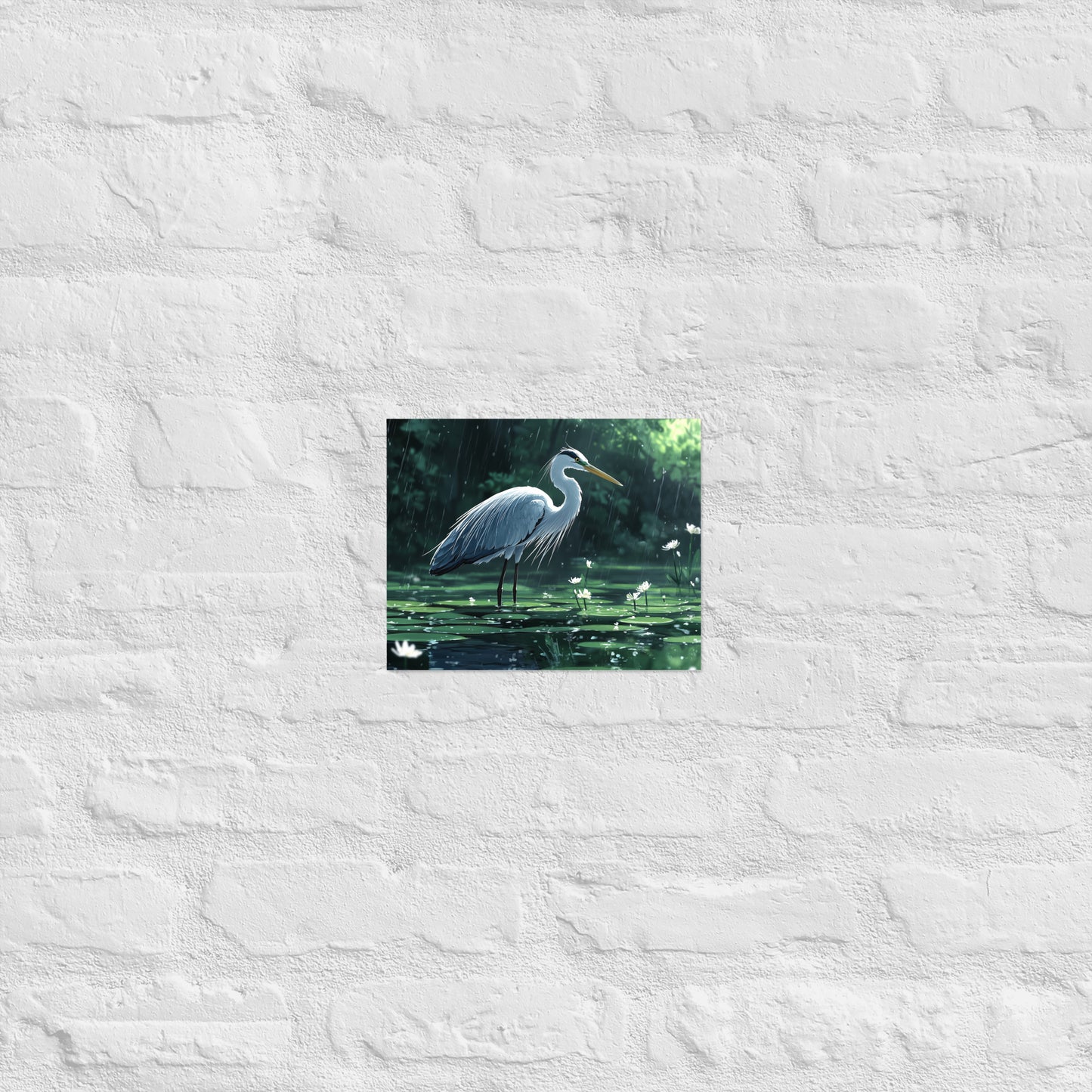 Heron Poster