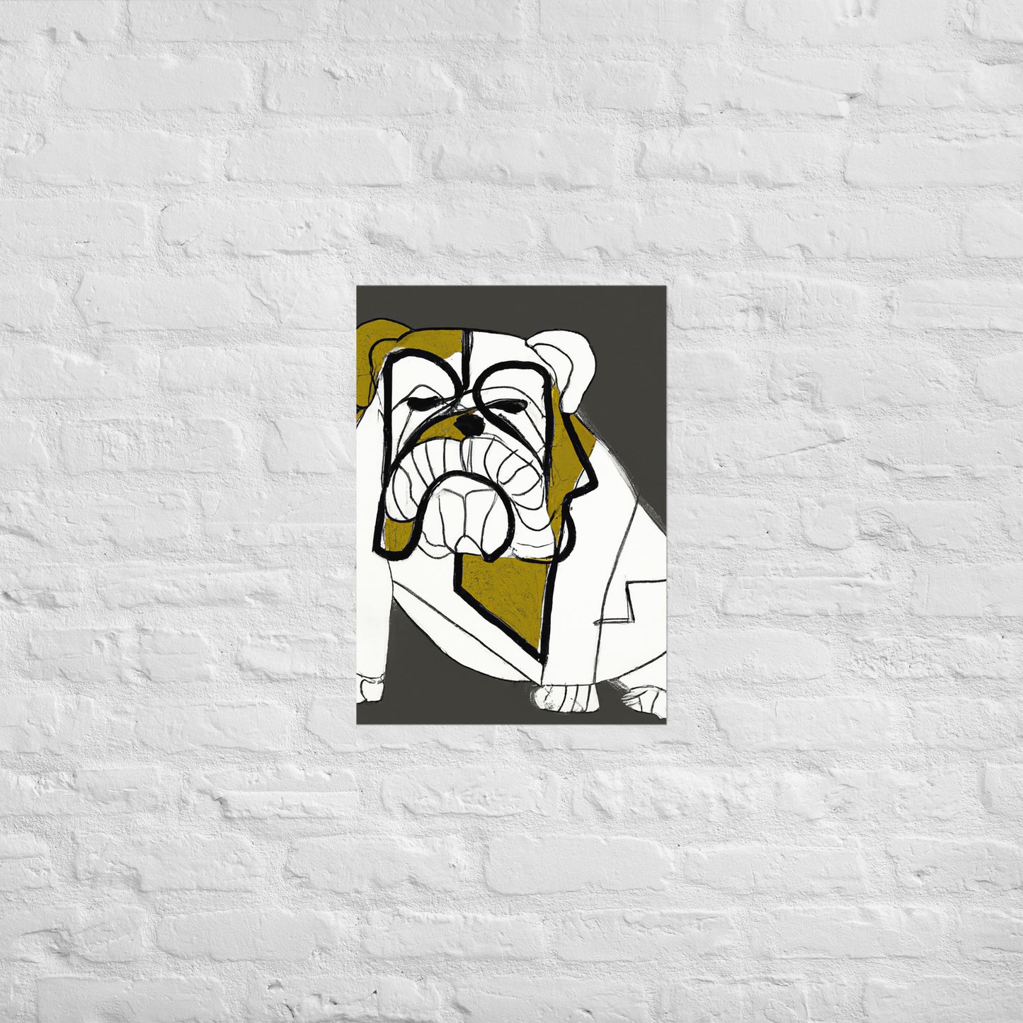 English Bulldog Poster