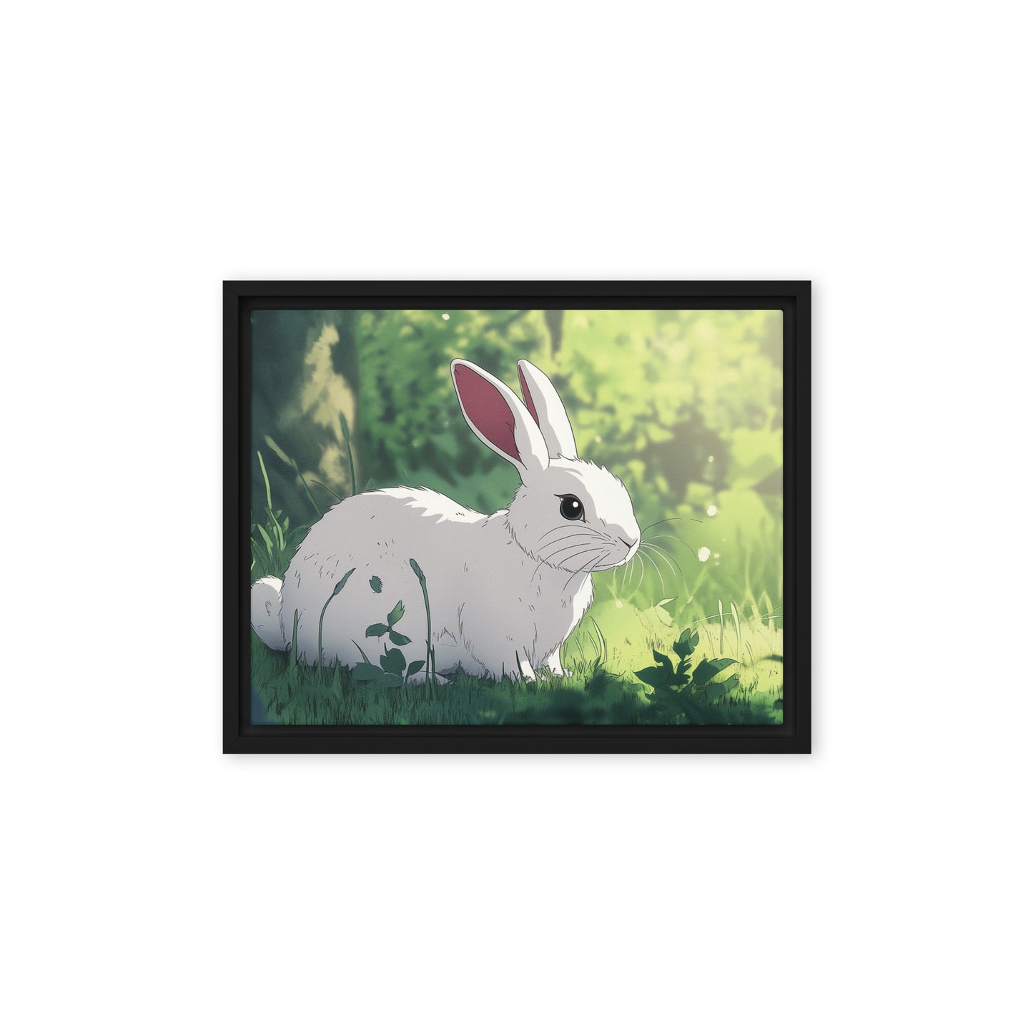 Rabbit Framed canvas