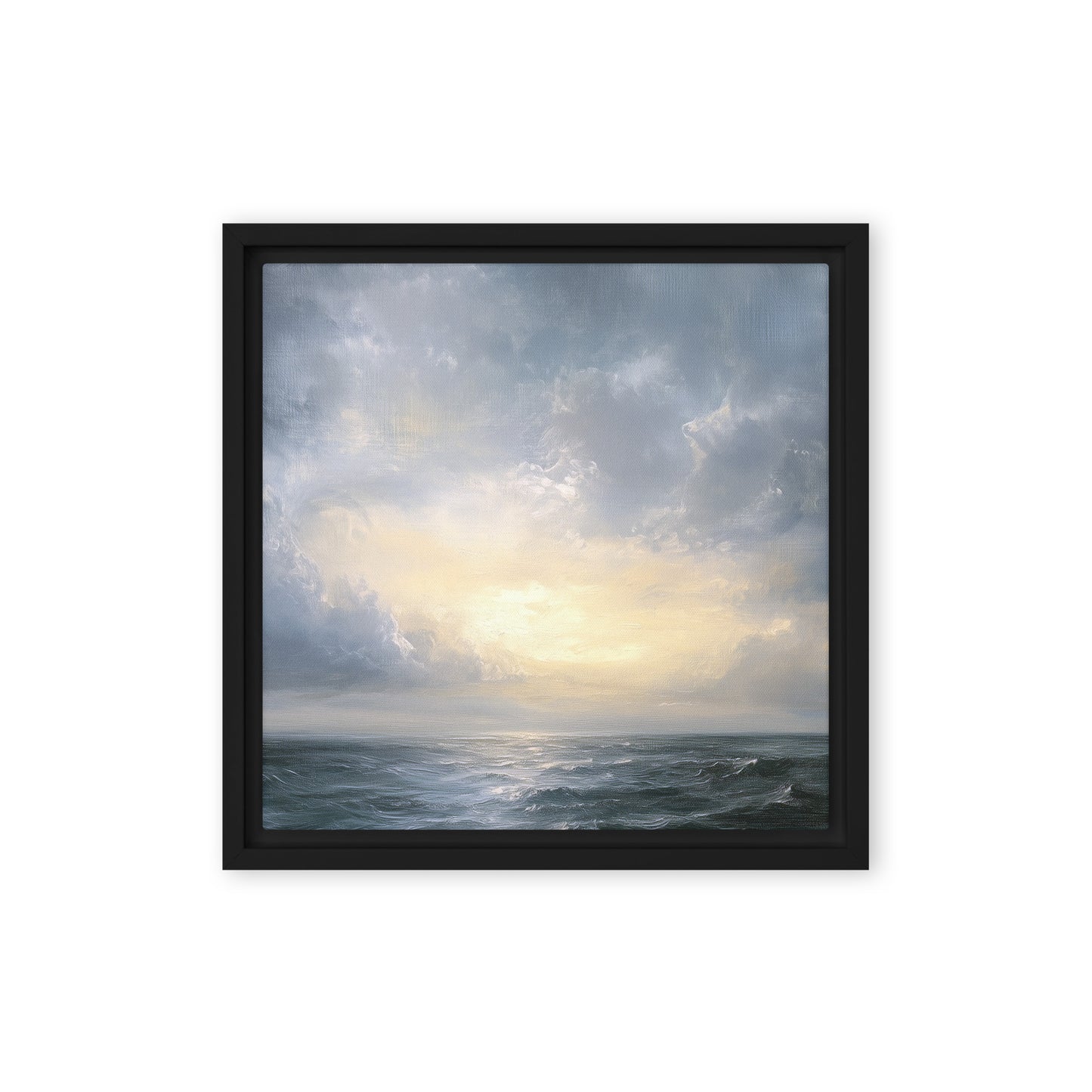 Untitled Seascape 1 Framed canvas