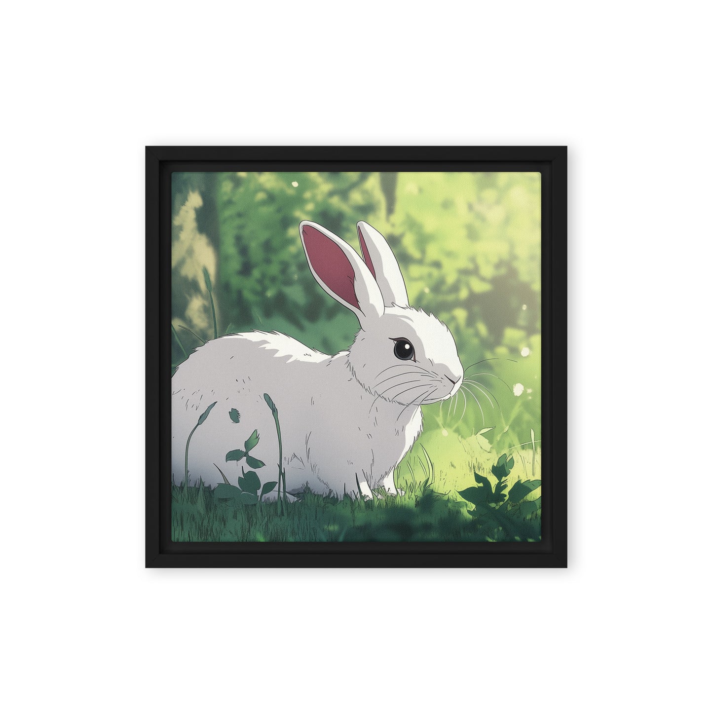 Rabbit Framed canvas