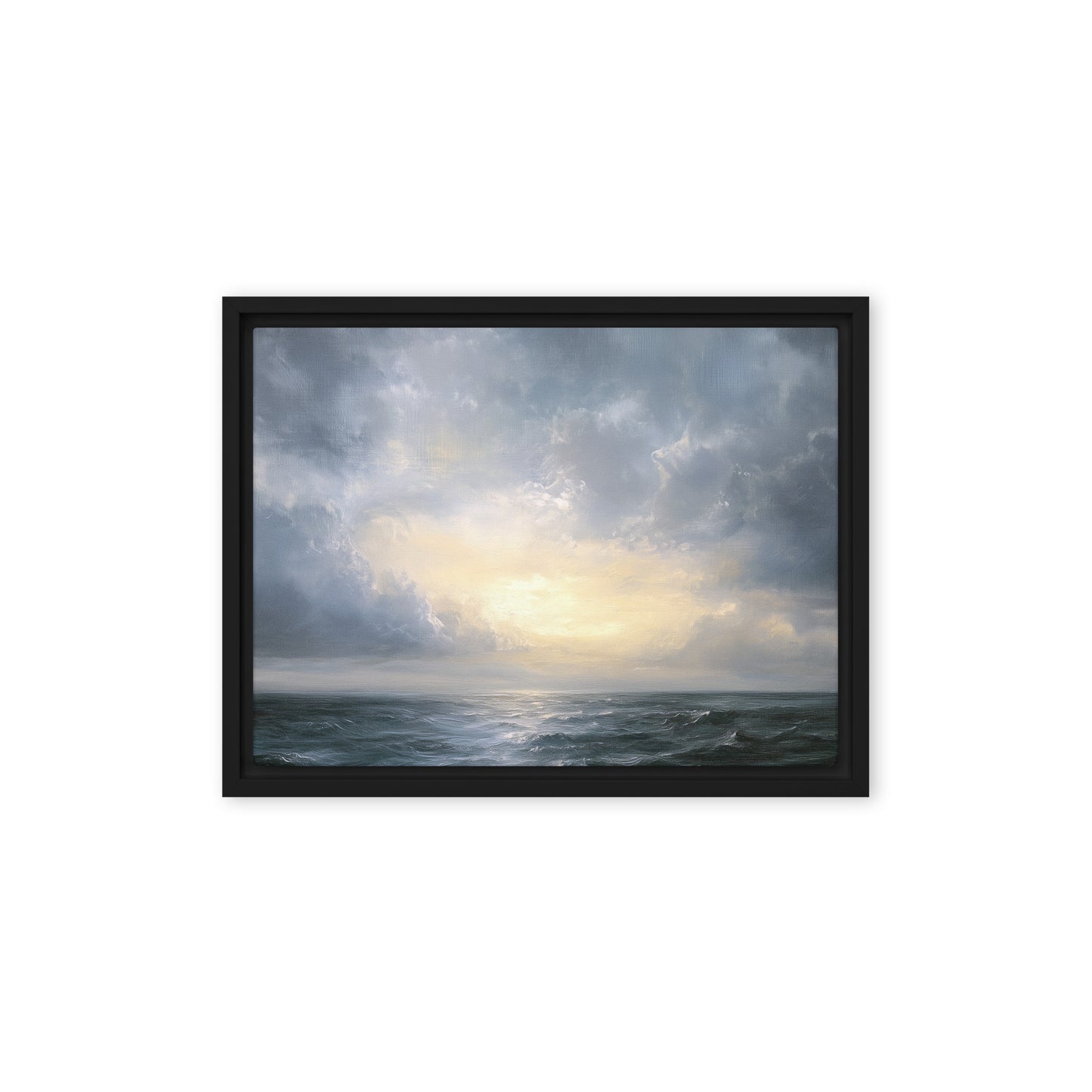 Untitled Seascape 1 Framed canvas