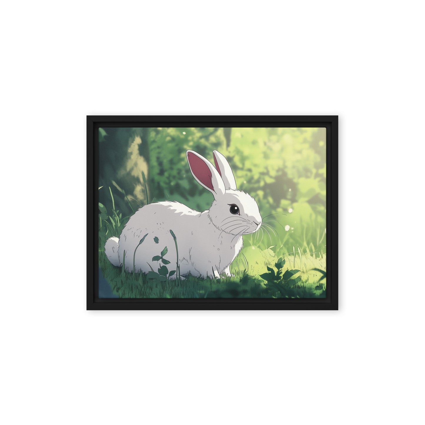 Rabbit Framed canvas