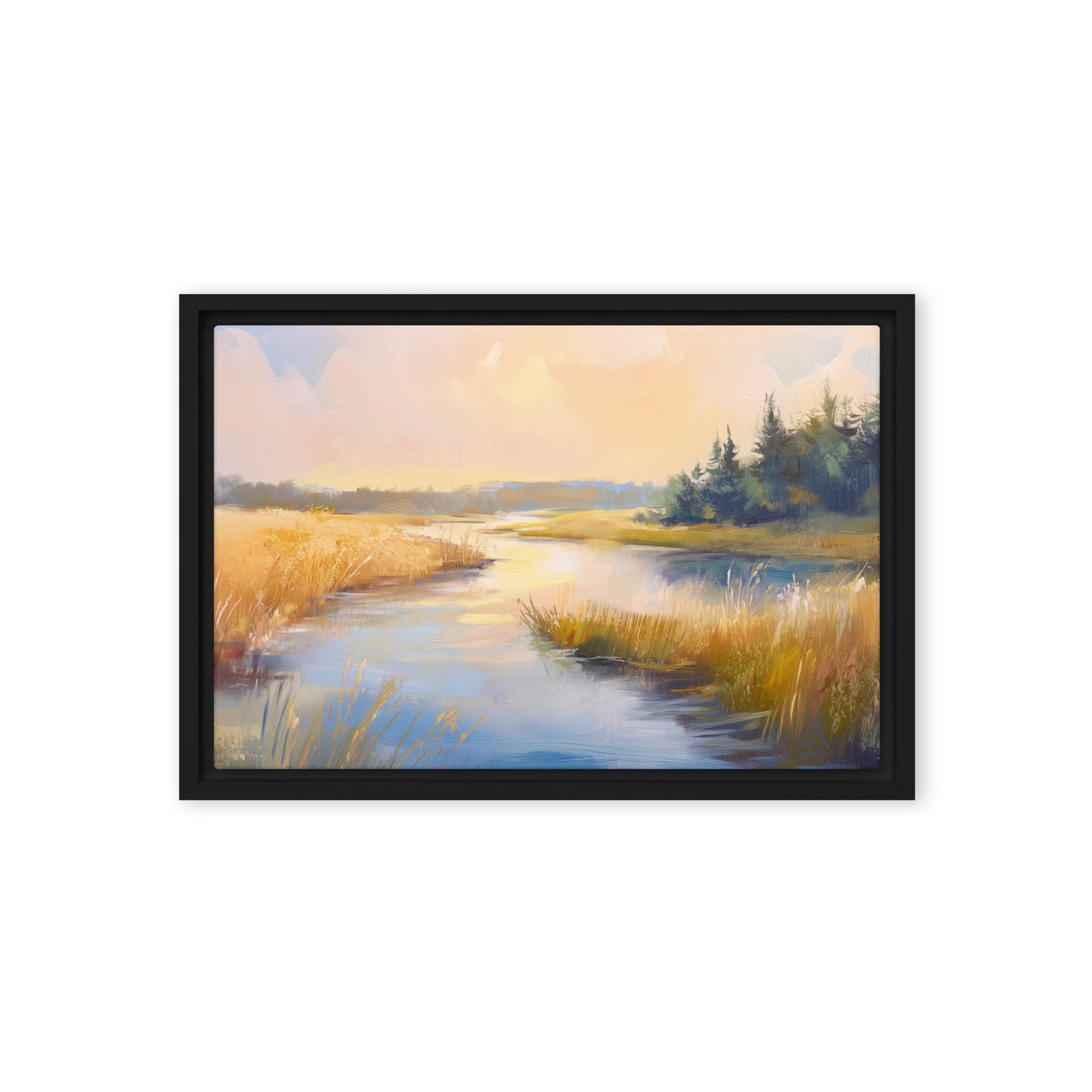 Untitled Landscape 3 framed canvas