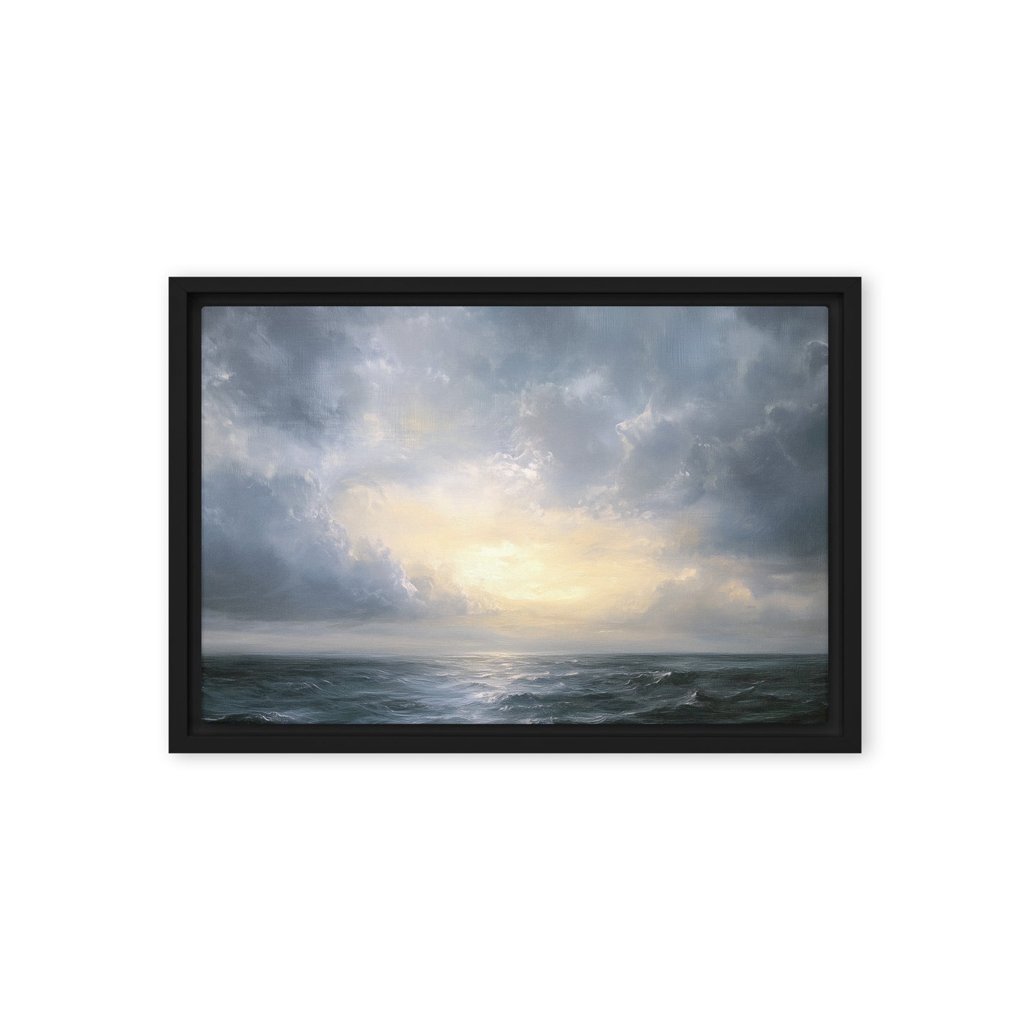 Untitled Seascape 1 Framed canvas