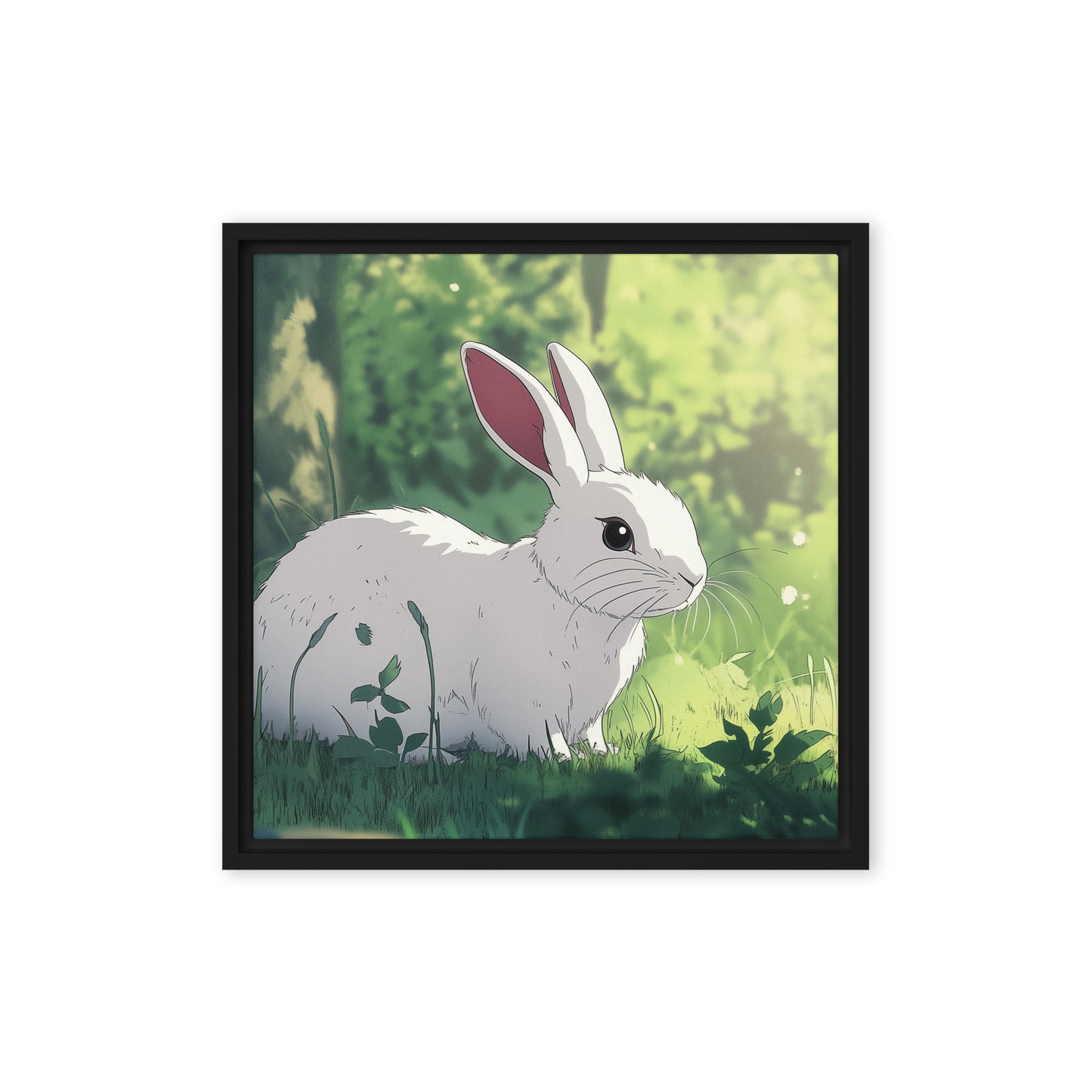 Rabbit Framed canvas