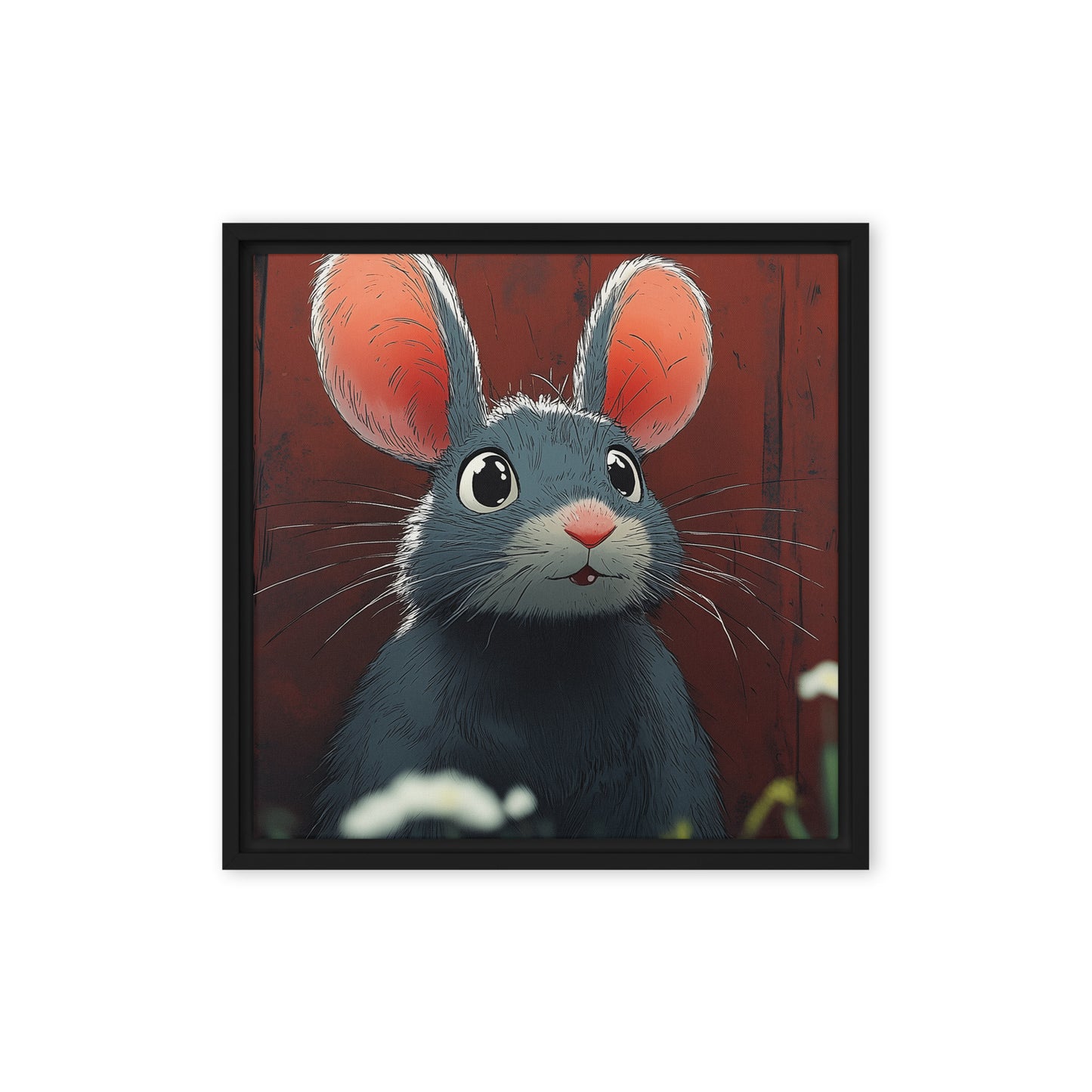 Mouse Framed canvas