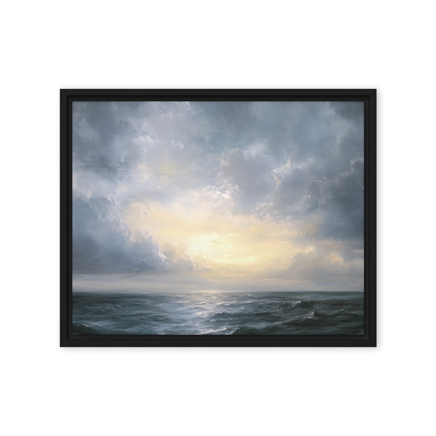 Untitled Seascape 1 Framed canvas