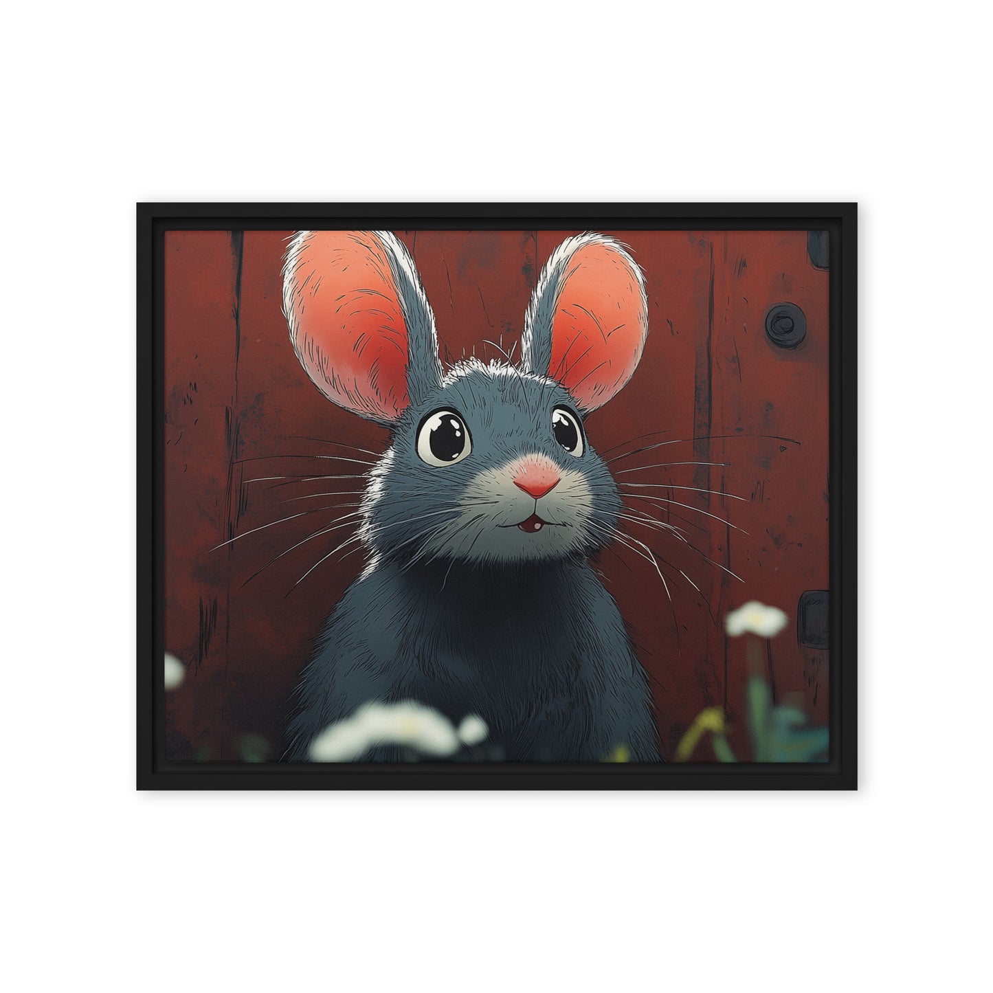 Mouse Framed canvas