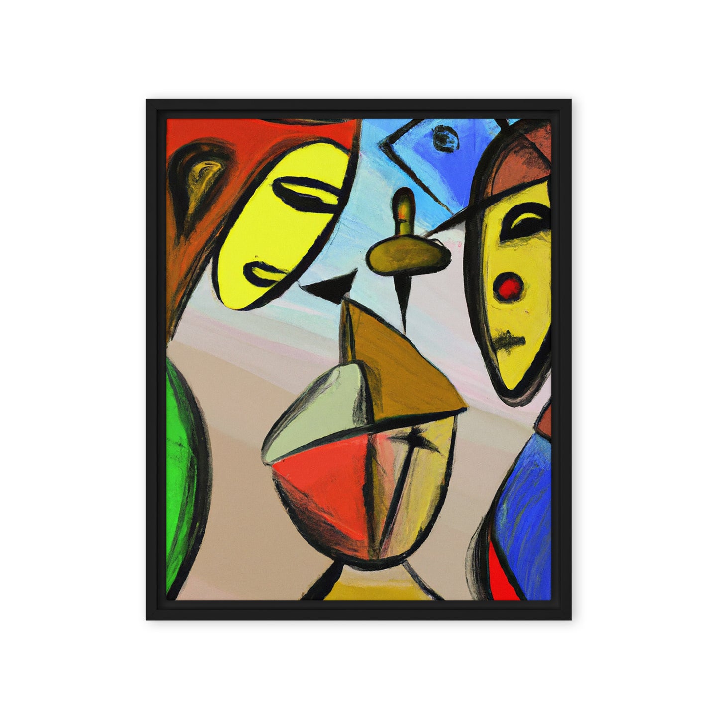 Cubism Framed canvas