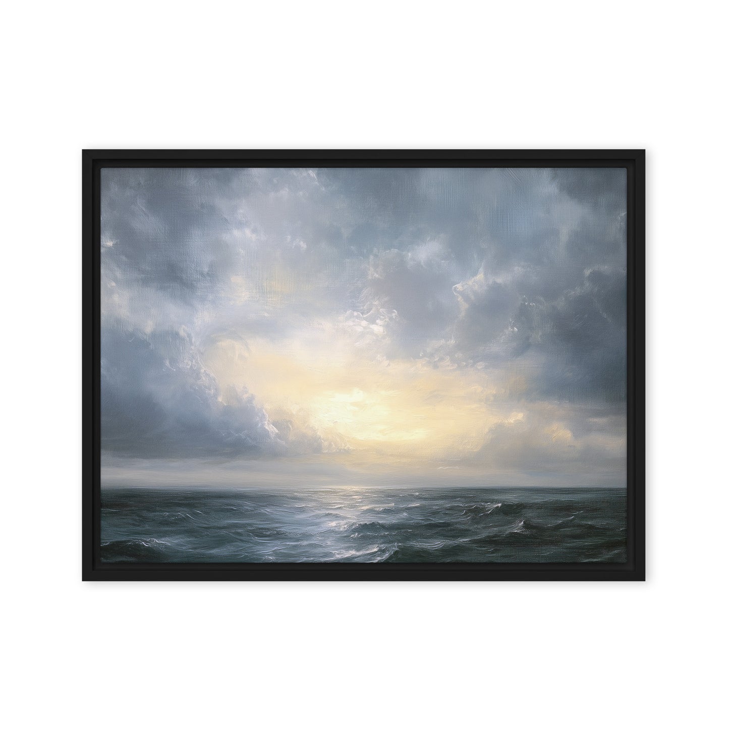 Untitled Seascape 1 Framed canvas