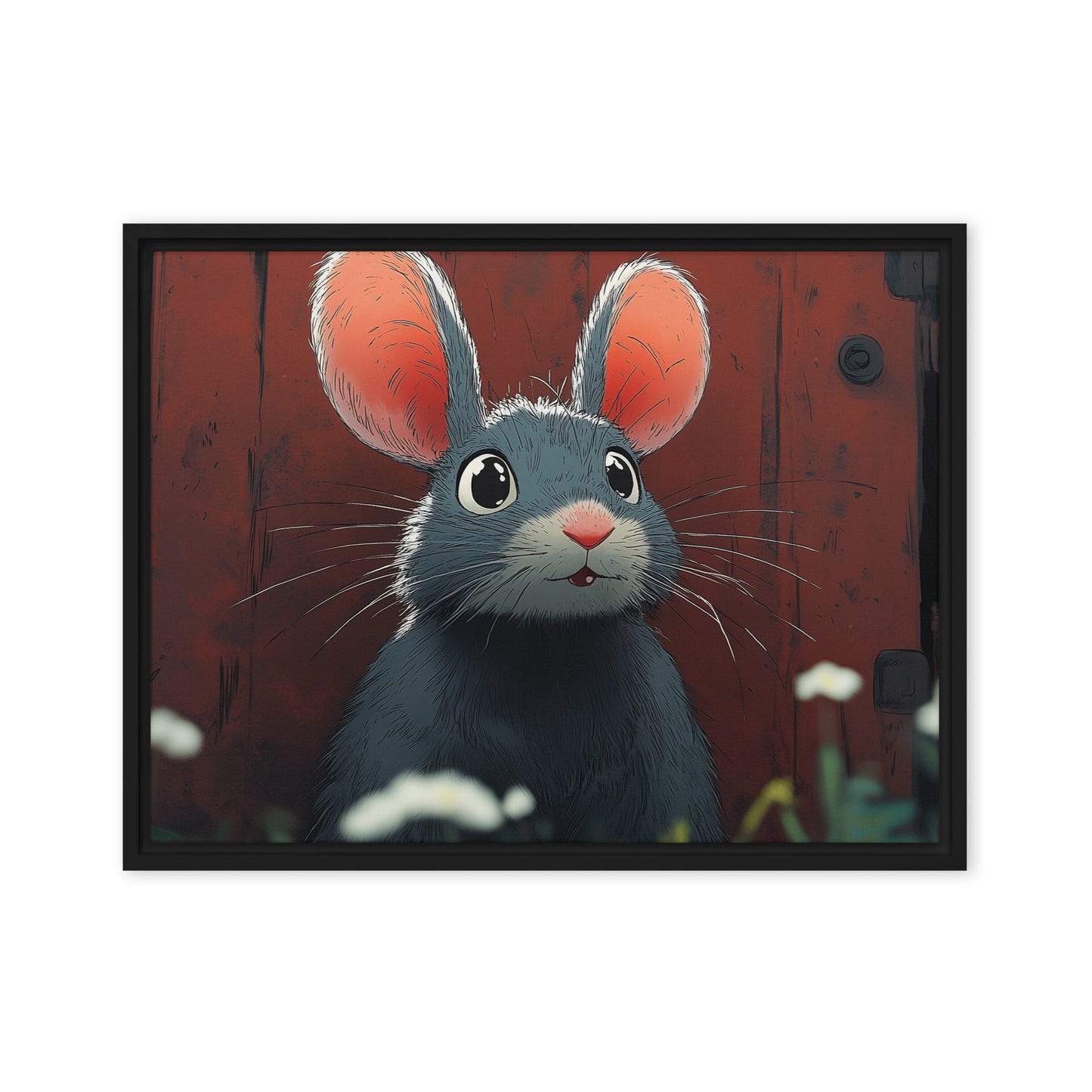 Mouse Framed canvas