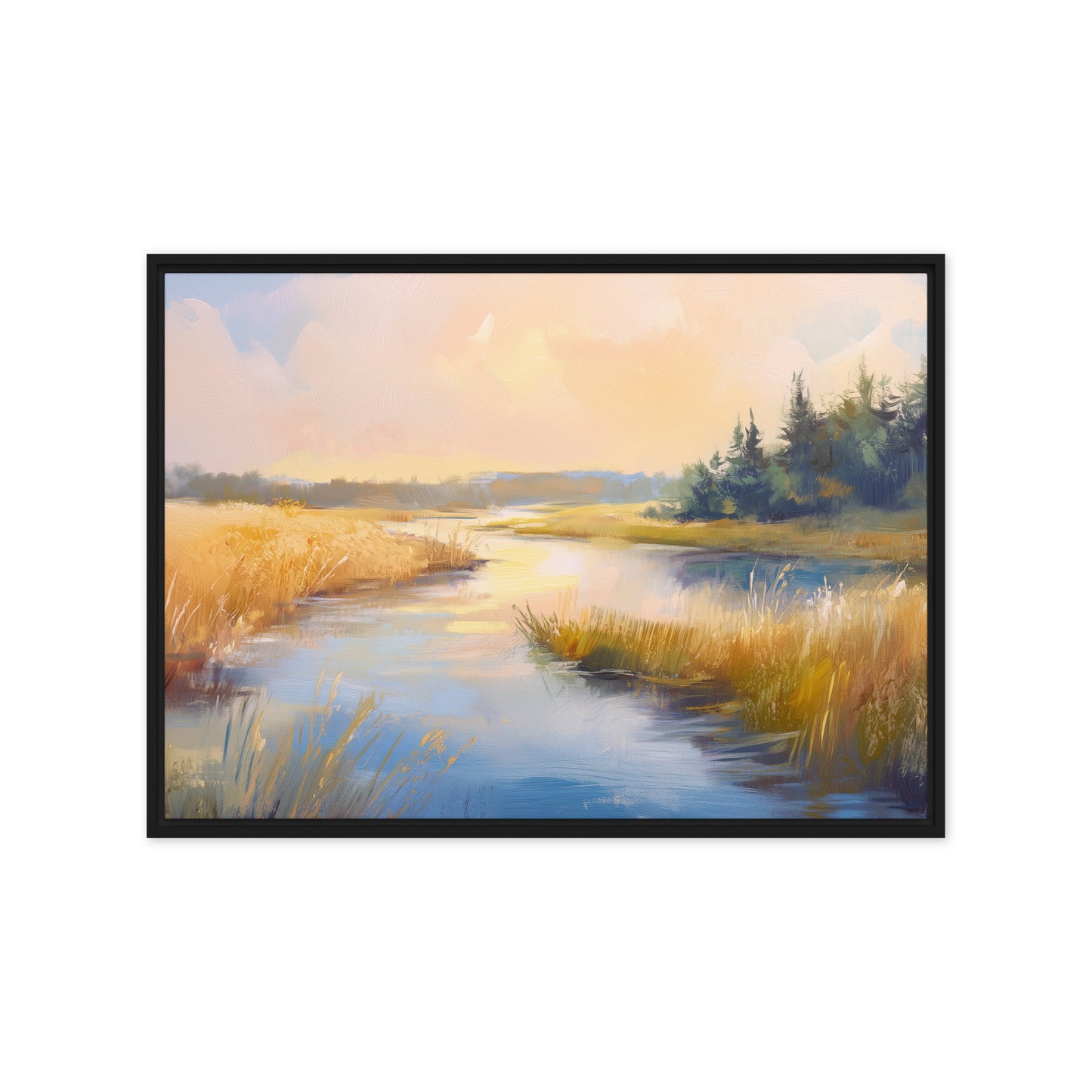 Untitled Landscape 3 framed canvas