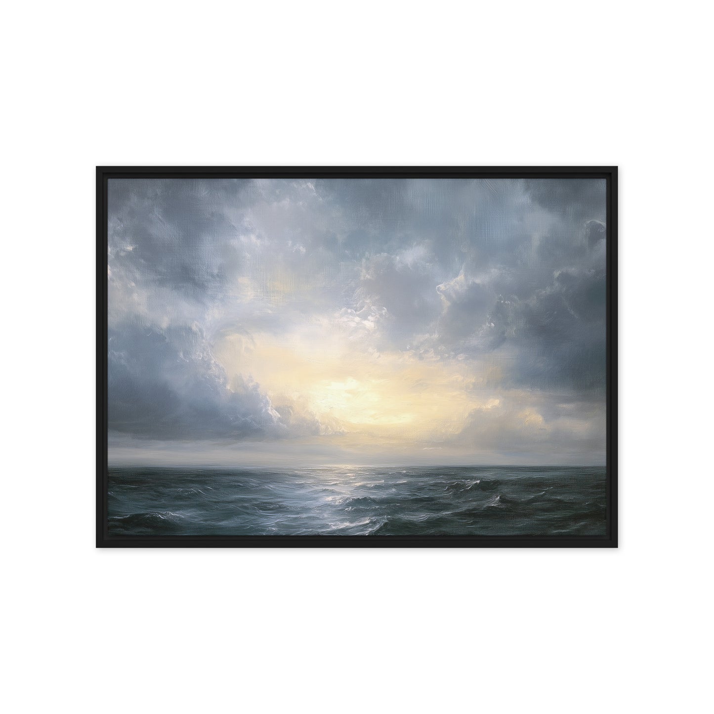 Untitled Seascape 1 Framed canvas