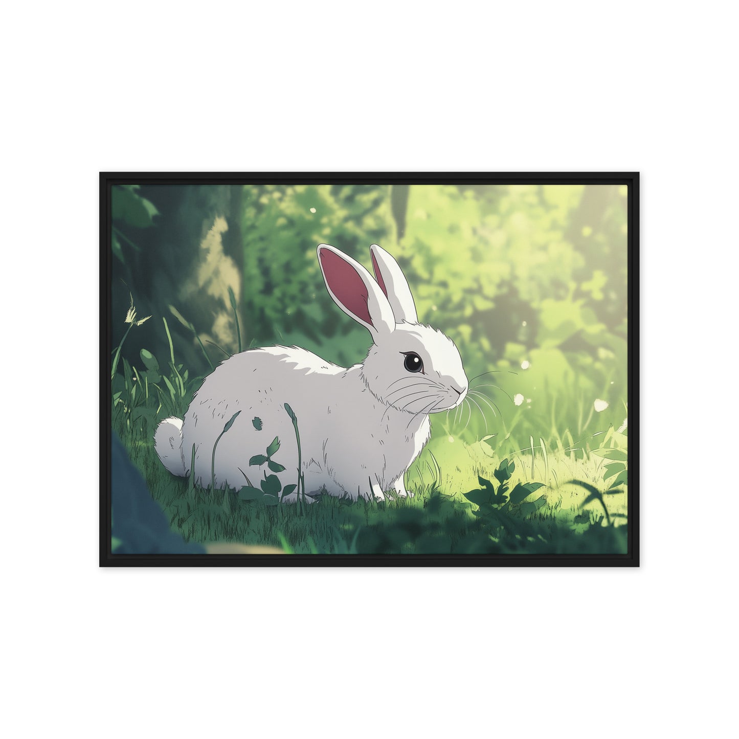 Rabbit Framed canvas