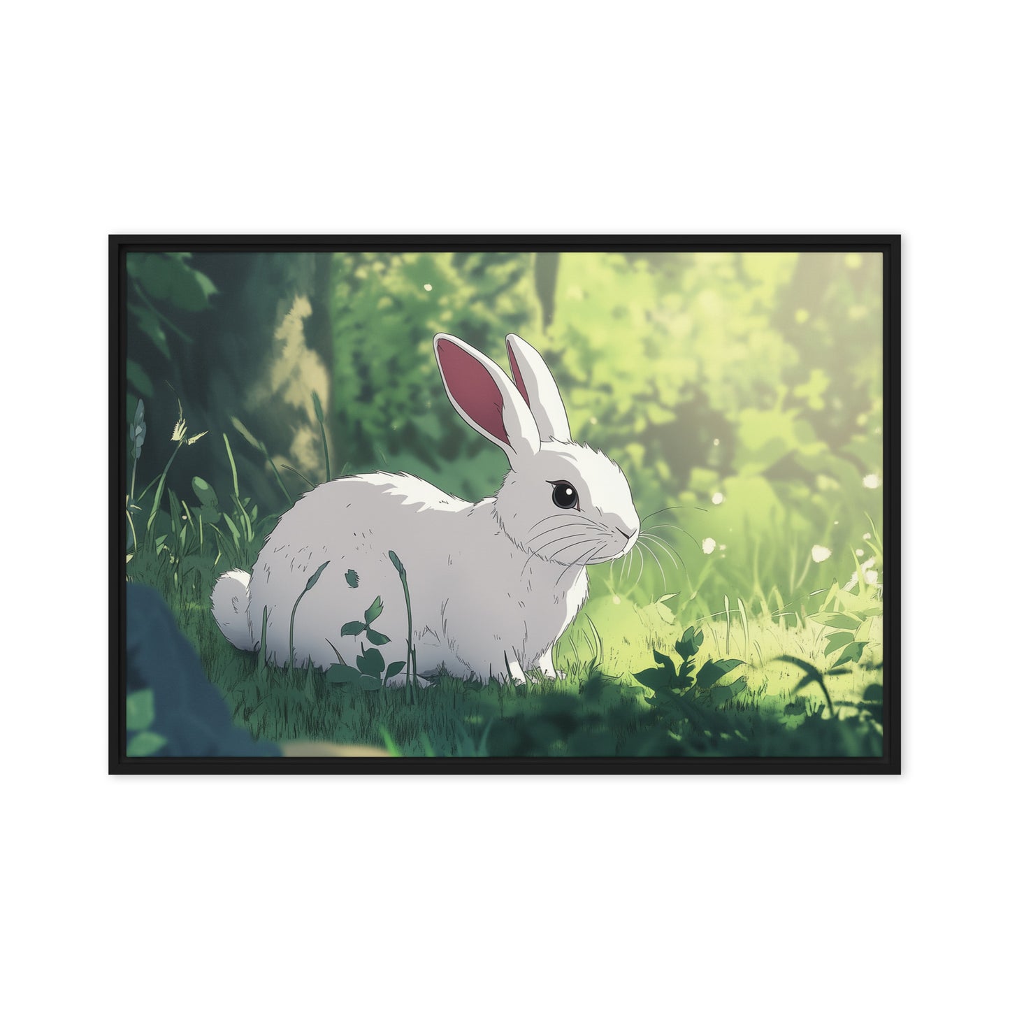 Rabbit Framed canvas