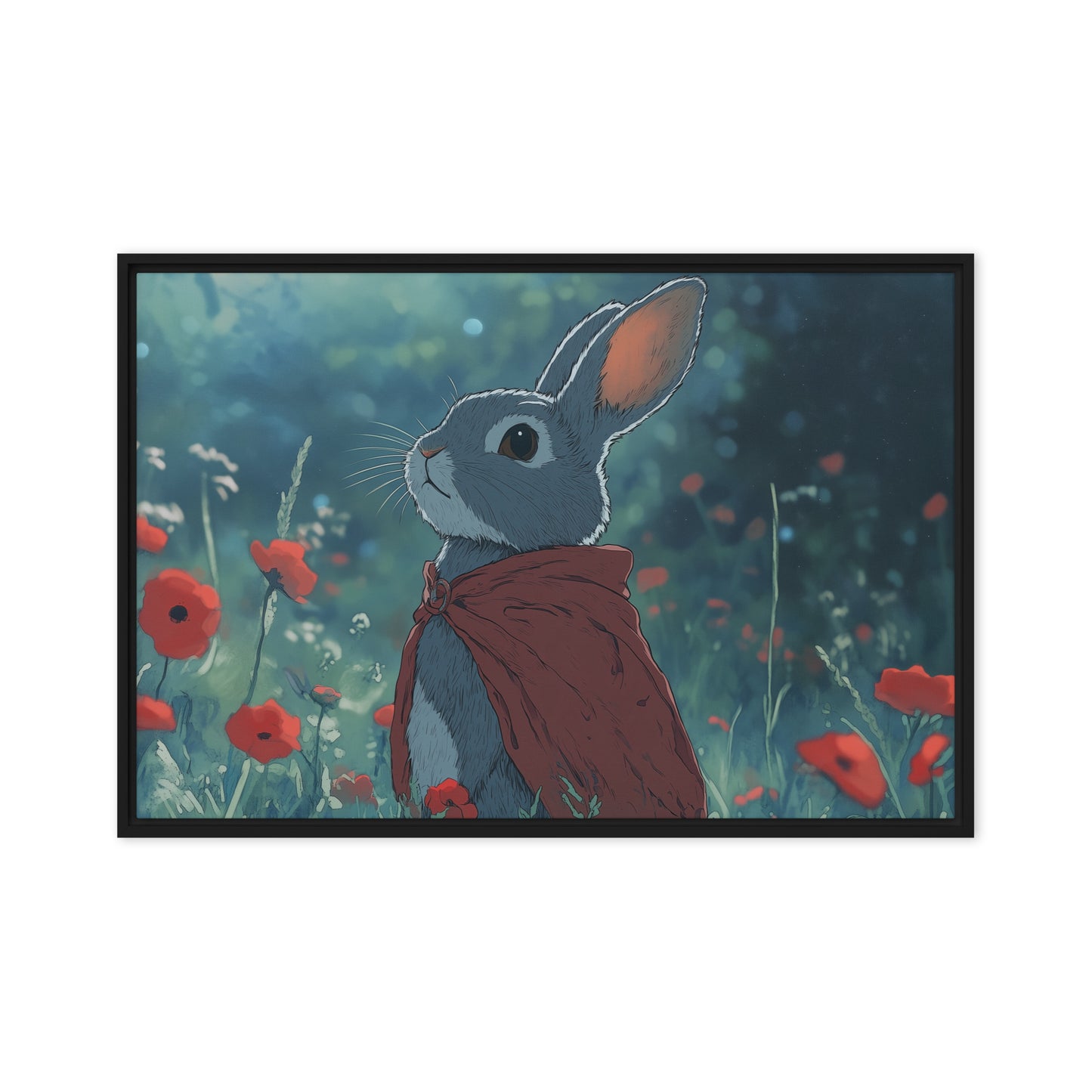 Rabbit 2 Framed canvas