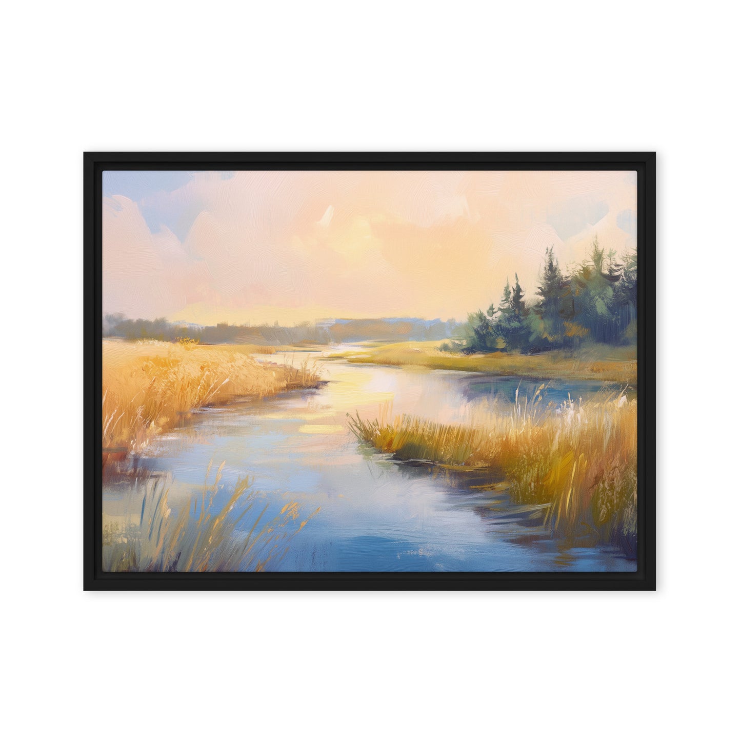 Untitled Landscape 3 framed canvas