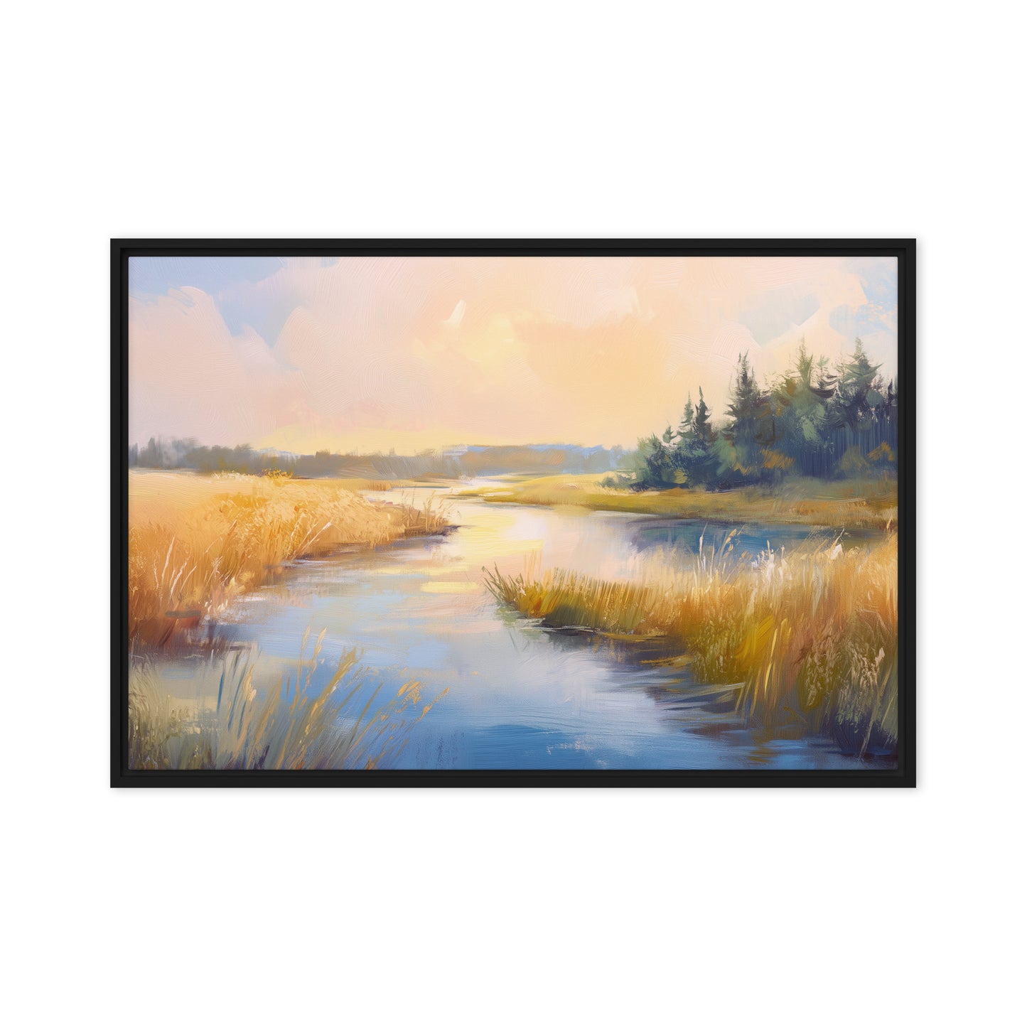 Untitled Landscape 3 framed canvas