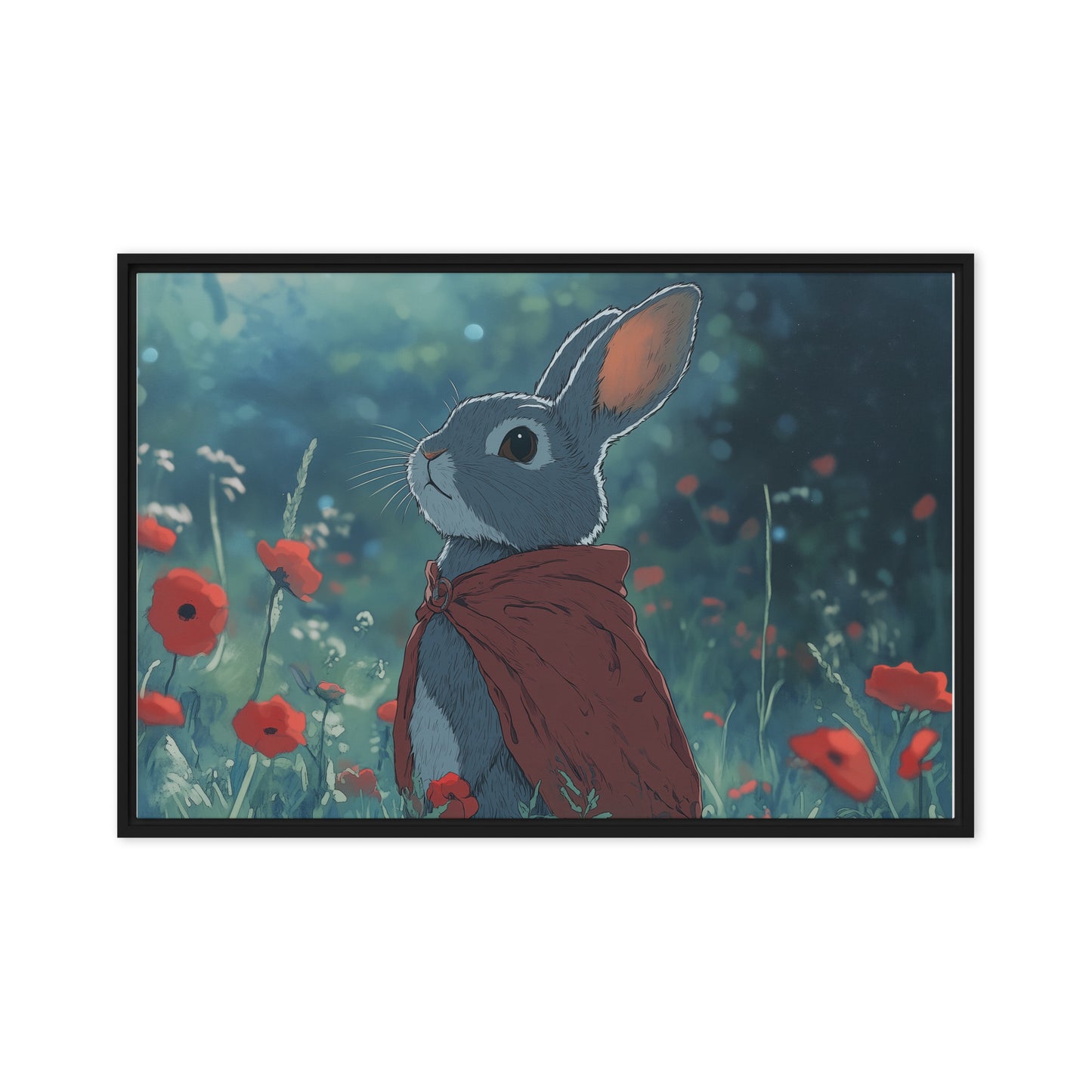 Rabbit 2 Framed canvas