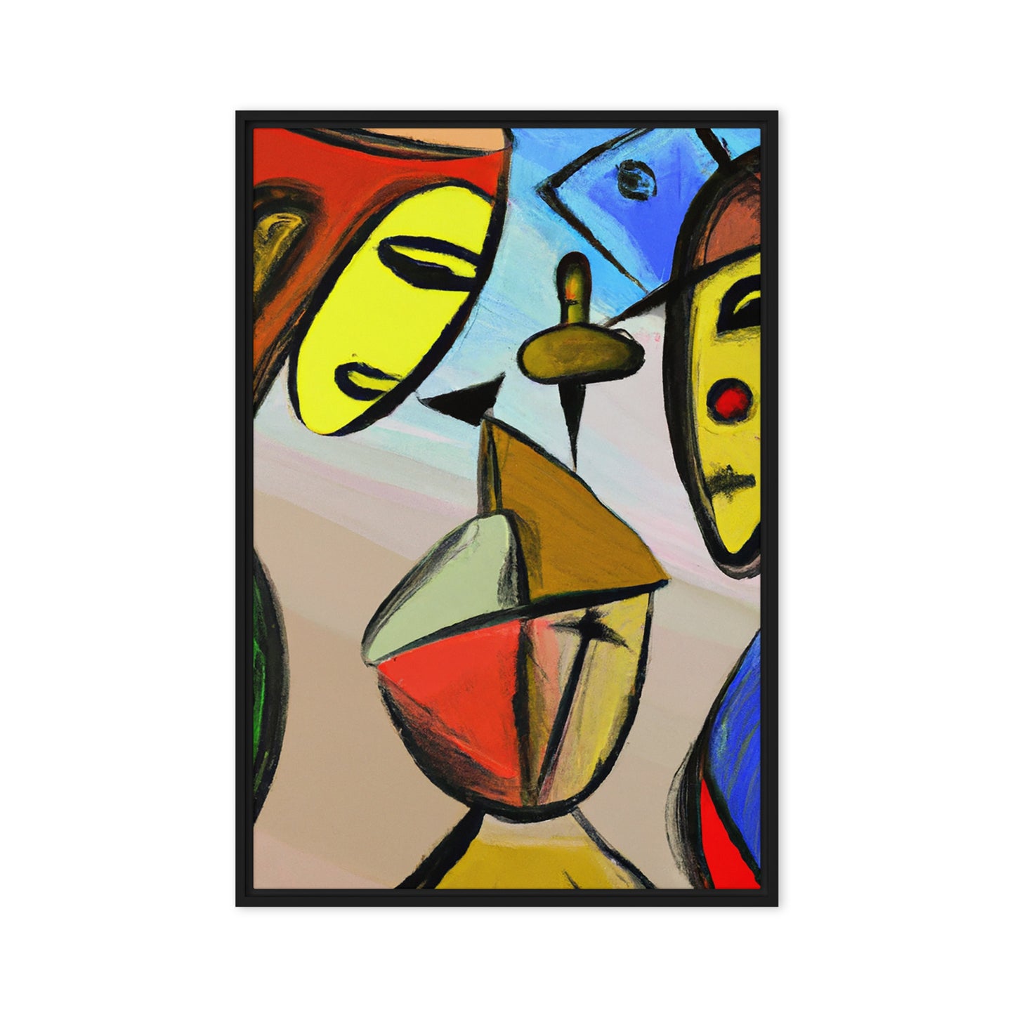 Cubism Framed canvas