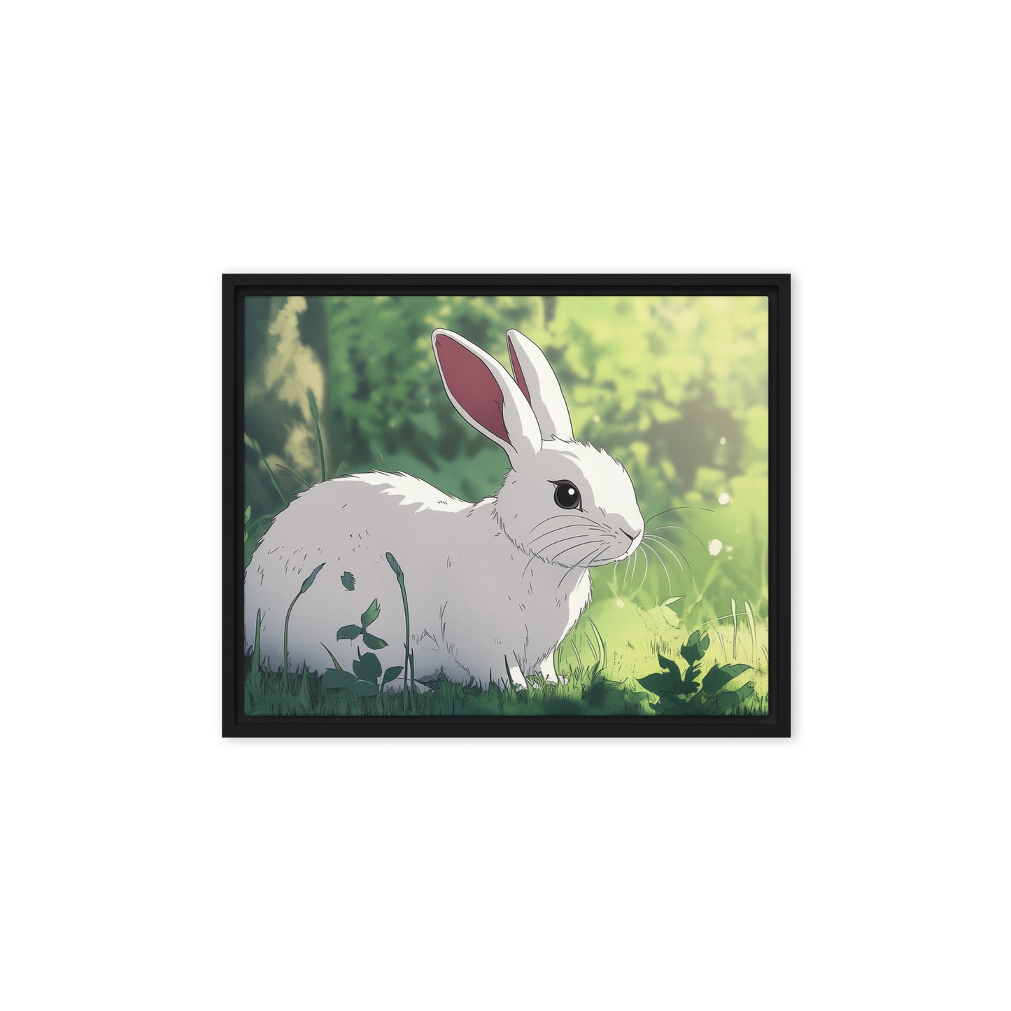 Rabbit Framed canvas