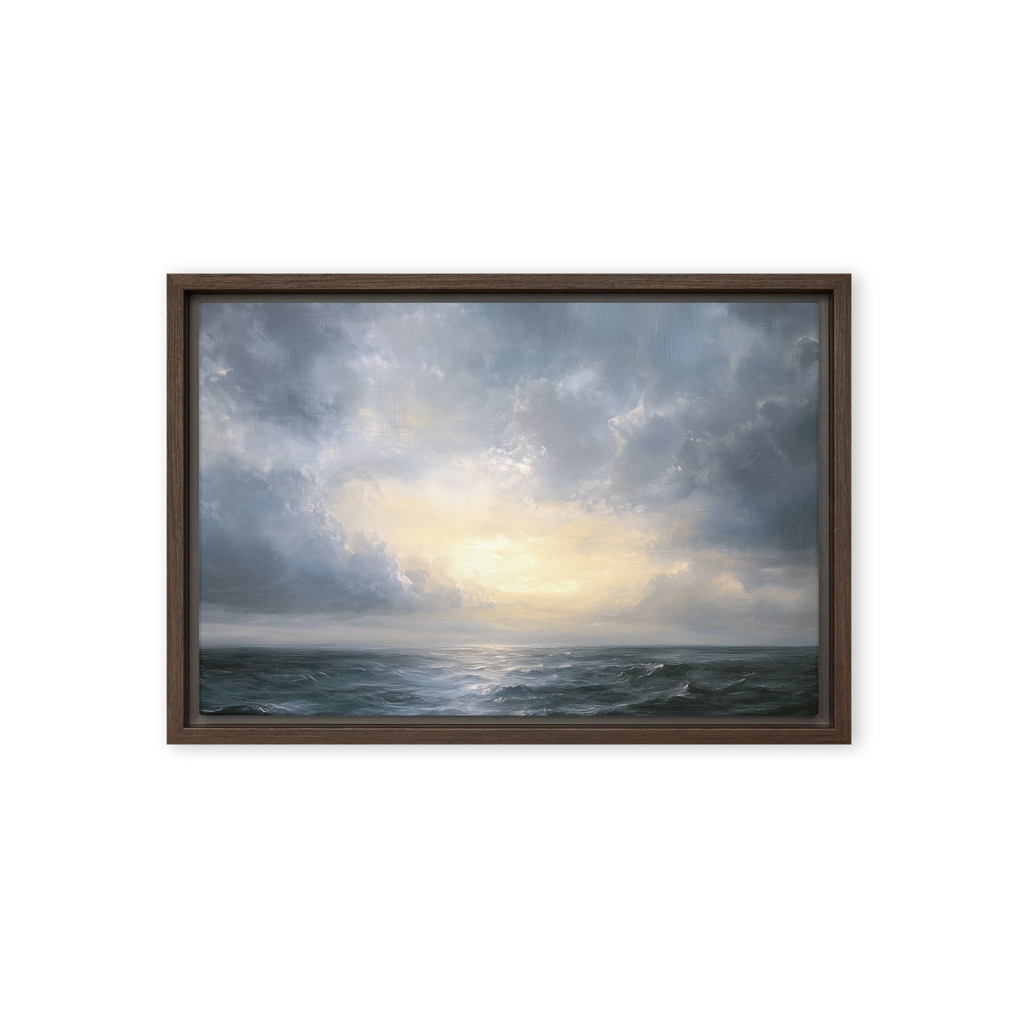 Untitled Seascape 1 Framed canvas