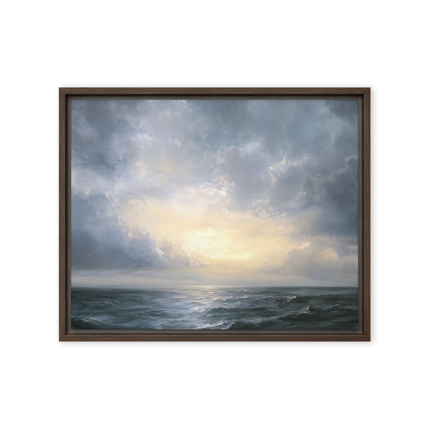 Untitled Seascape 1 Framed canvas