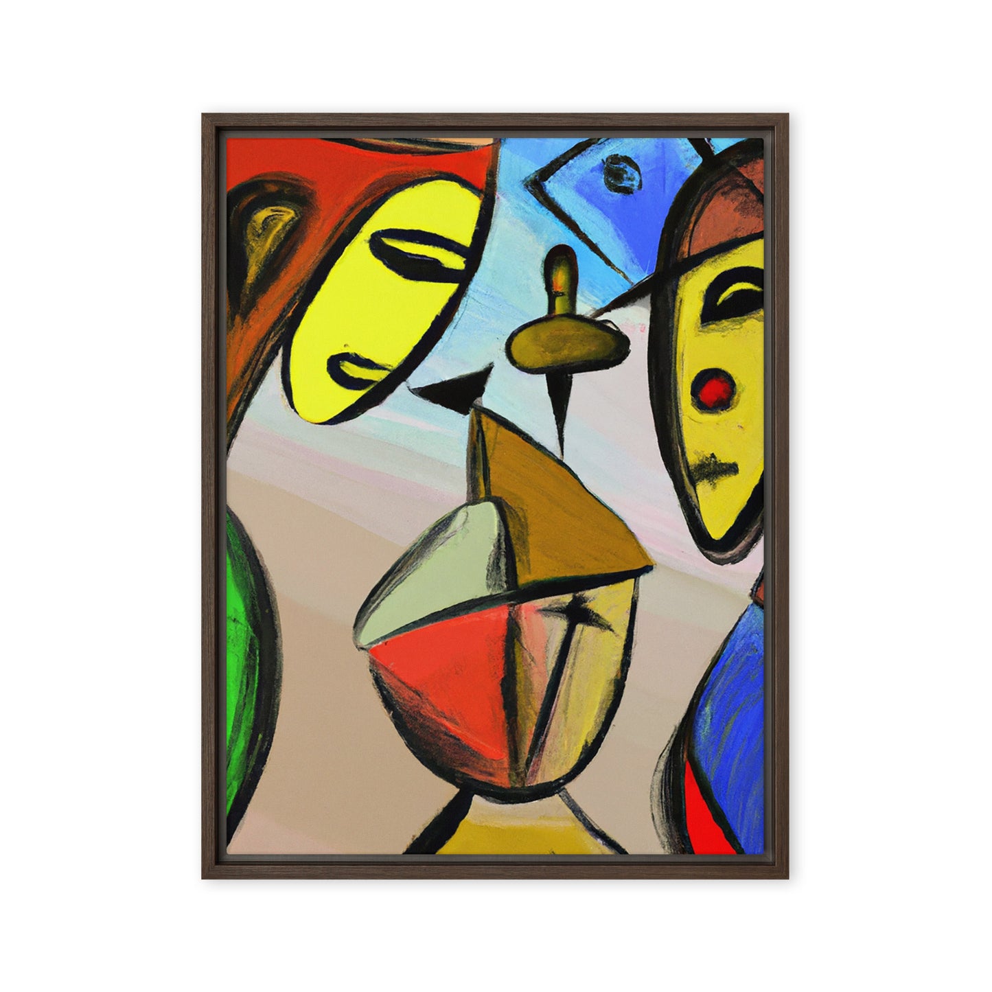 Cubism Framed canvas