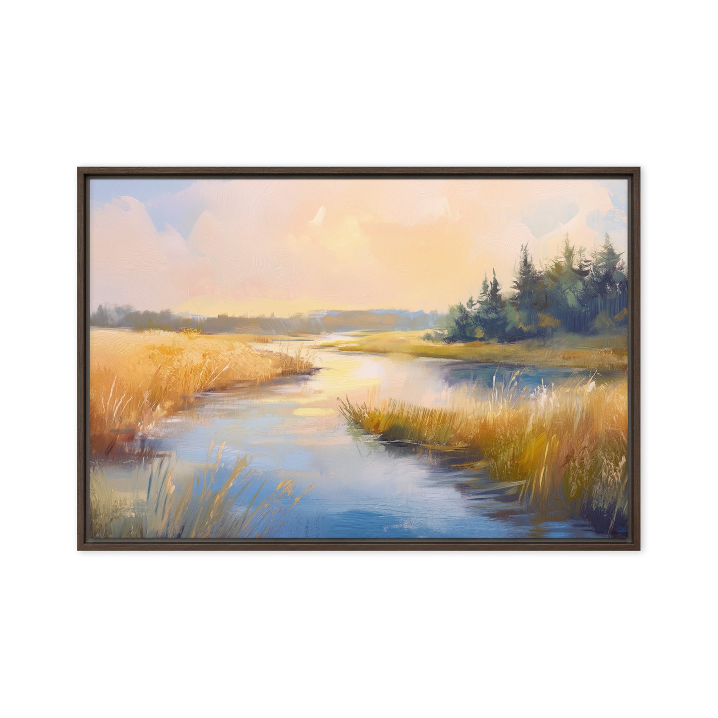 Untitled Landscape 3 framed canvas